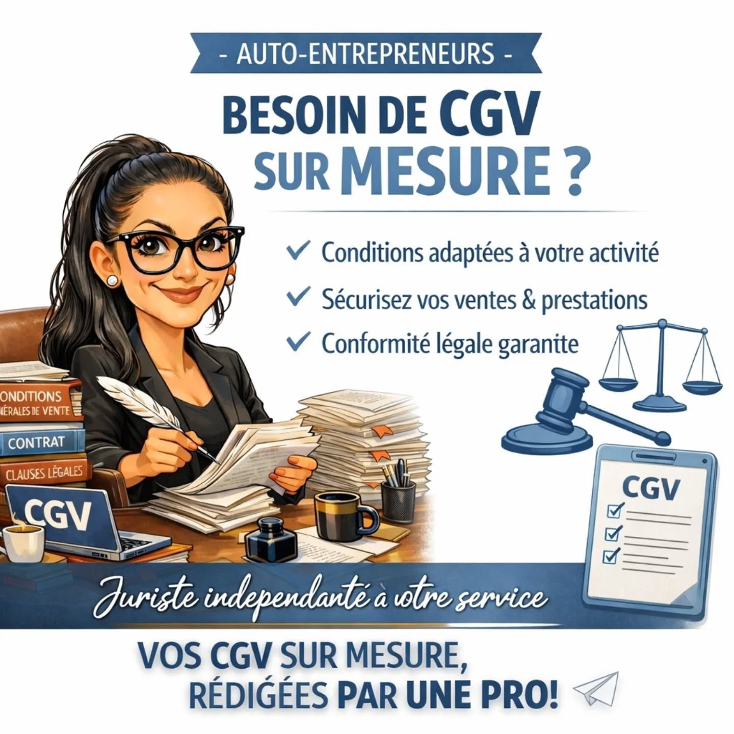 Pr&eacute;sentation &ndash; IMS Juris
IMS Juris, c&rsquo;est l&rsquo;expertise juridique au service des auto-entrepreneurs 🚀
Juriste ind&eacute;pendante dipl&ocirc;m&eacute;e de la facult&eacute; de droit d&rsquo;Aix-en-Provence en droit des affaire