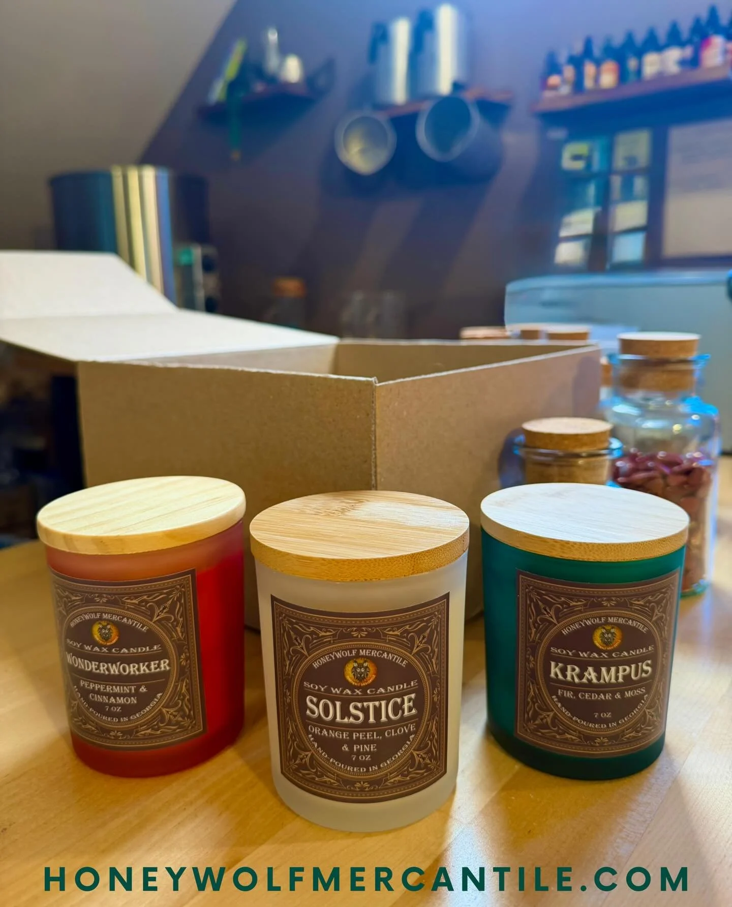 Thank you to our lucky customer who purchased our last Holiday Candle Bundle! We still offer individual candles but the bundle is SOLD OUT. Thank you all!! ❤️

#honeywolfmercantile