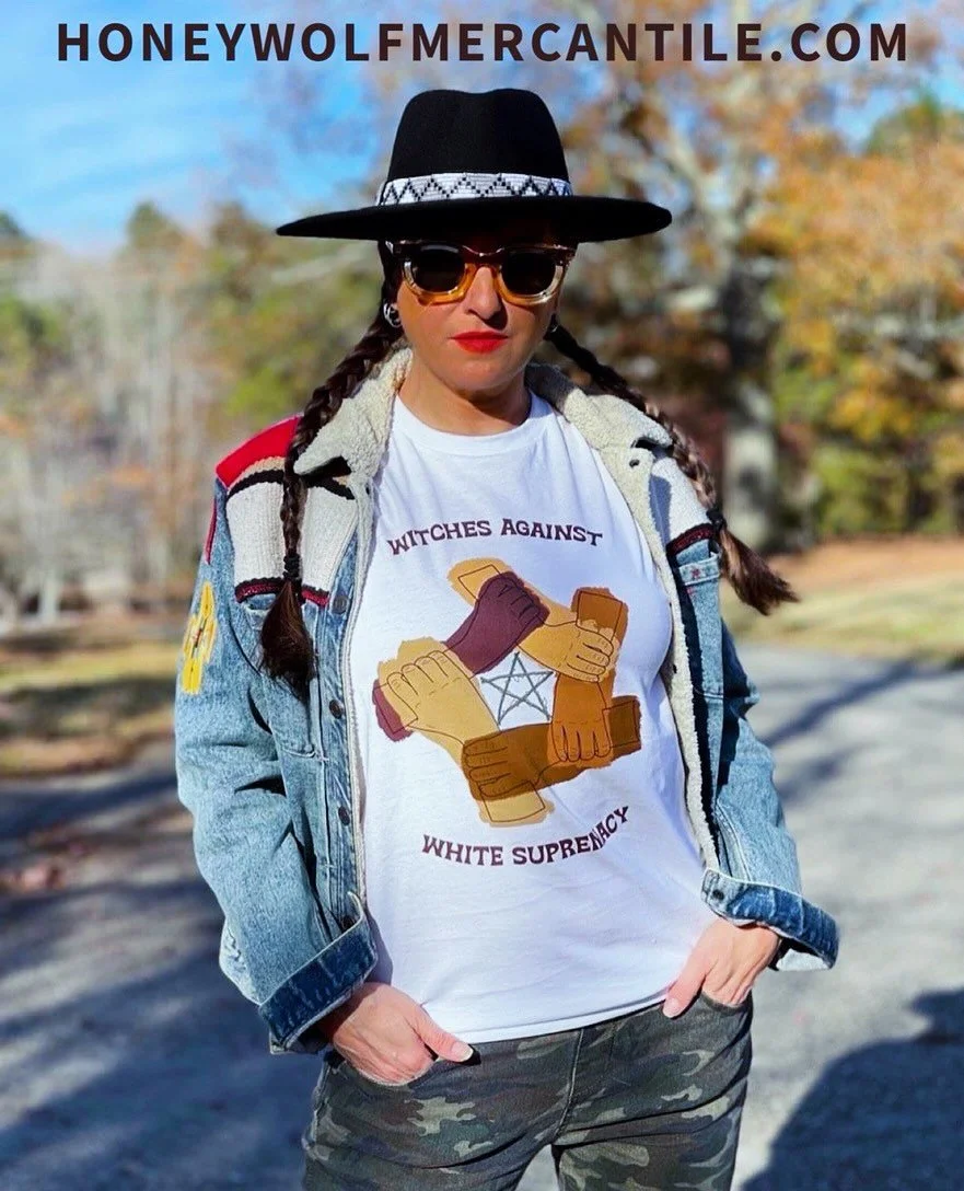 &ldquo;If you call yourself a witch you are taking on the mantel of hundreds of years of oppression and ostracism. It is your duty to stand beside those who suffer injustice. If you do not, your &ldquo;spirituality&rdquo; is aesthetic only.&rdquo;
&m