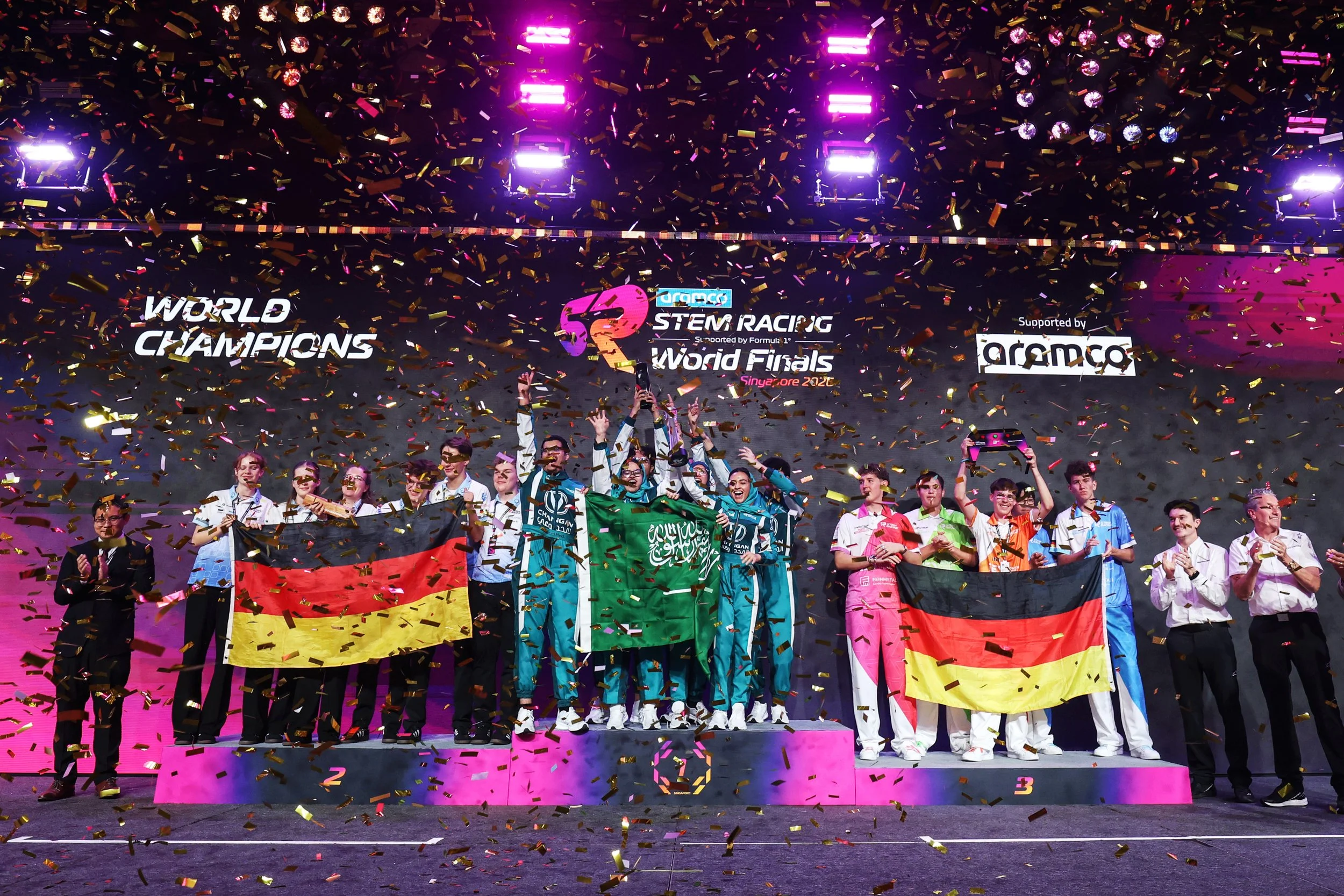Kingdom of Saudi Arabia Crowned Aramco STEM Racing World Champions 2026