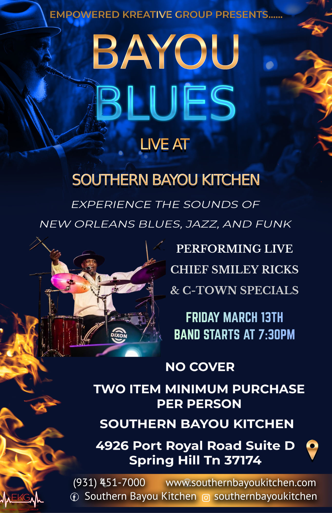 2nd Friday Bayou Blues Show
