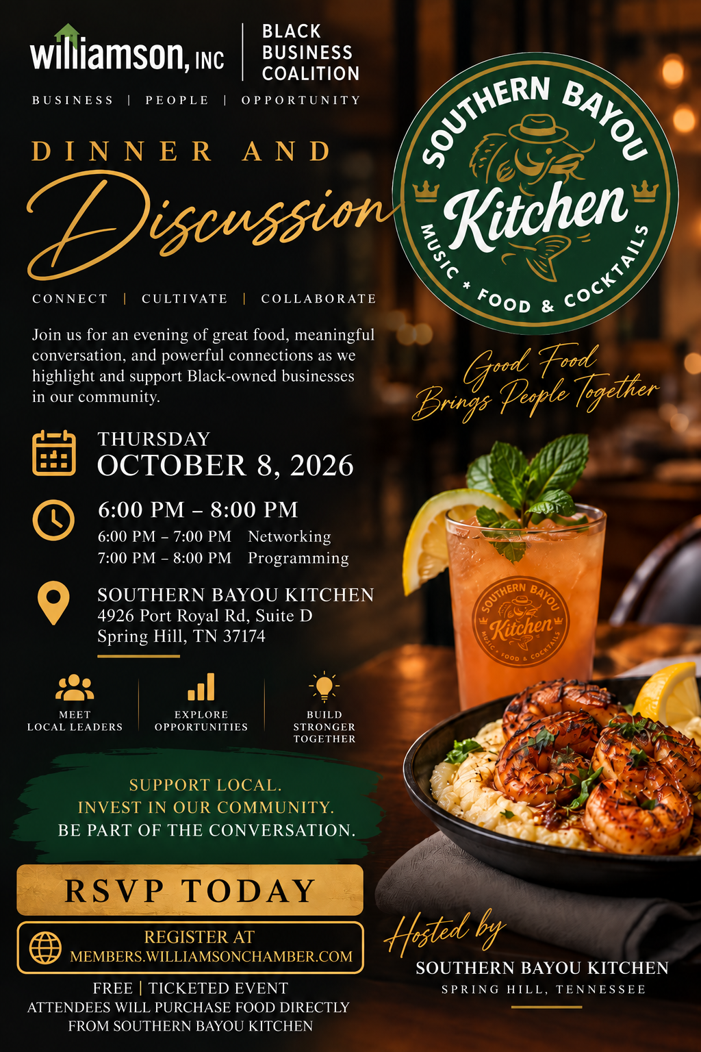 Williamson Inc. Dinner & Discussion