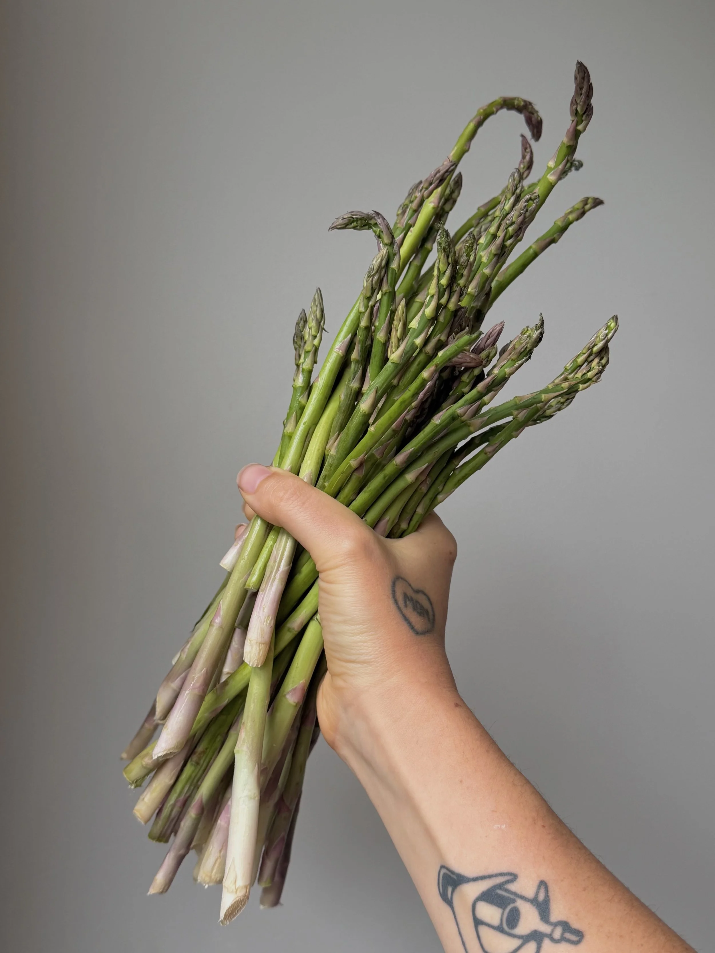 Always bomb asparagus technique