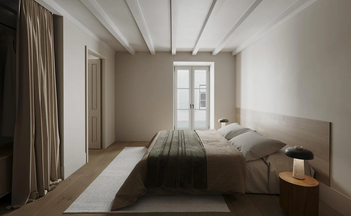 Serene mornings at Saudade 41 😌

Three design apartments, where the bedrooms face East to let the morning light in 🌞 looking onto the beautiful, impeccably maintained Palacete dos Condes de Vimieiro and also side view over S&eacute; de Lisboa and T