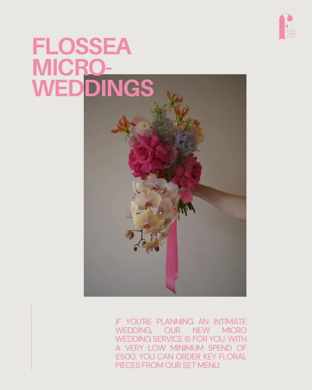 we&rsquo;re seeing more &amp; more couples opting for intimate weddings with intentional details and just your closest loved ones (I had a micro wedding myself!!) and I&rsquo;m so here for it. 

our micro wedding service is back and better than ever!