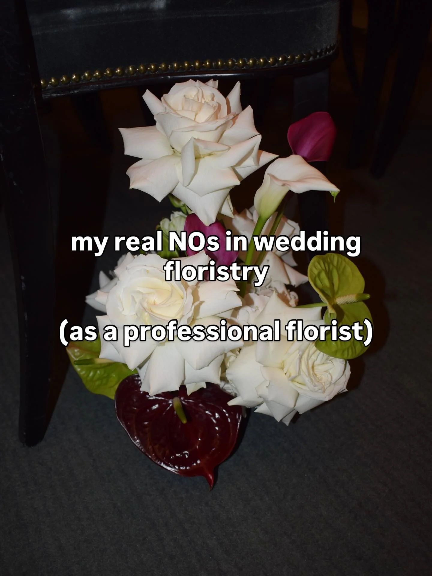 A few of my no&rsquo;s as a professional florist for creative weddings &amp; events 🥰🌸

London wedding florist | sussex wedding florist | modern bridal bouquets | floral designers | 2027 brides