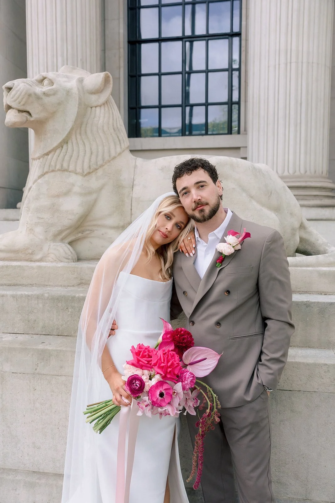 Modern London wedding