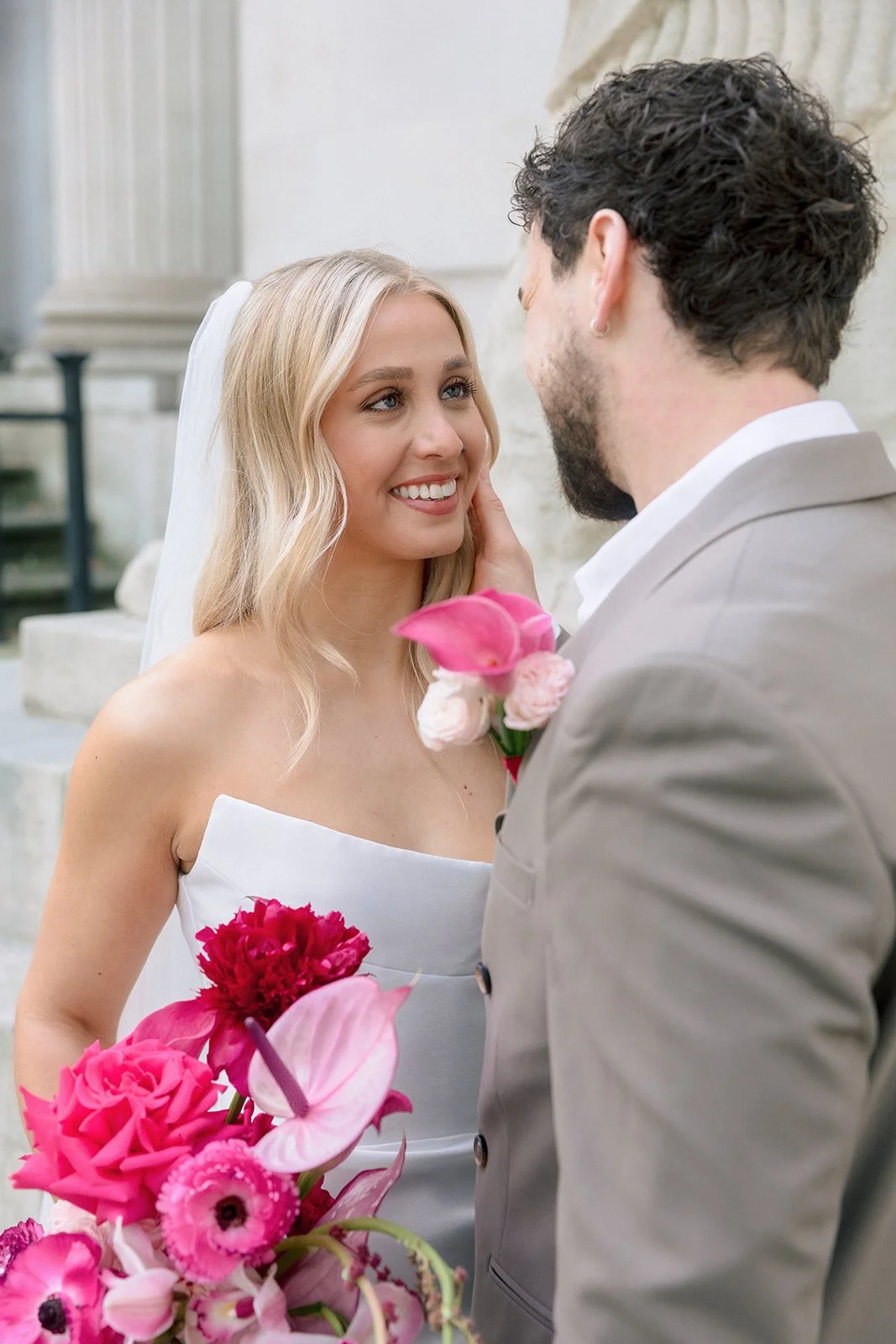 Modern London wedding