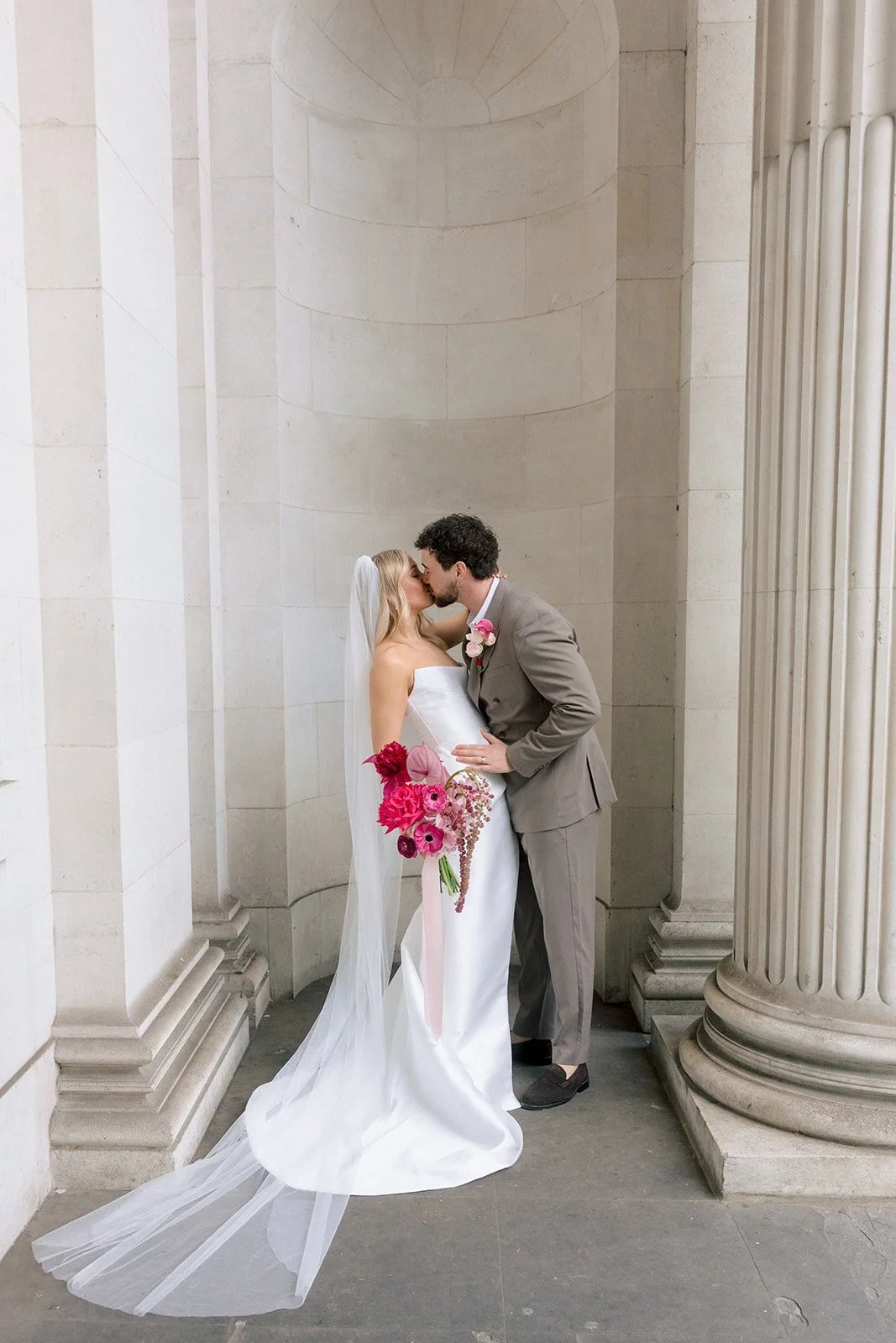 Modern London wedding