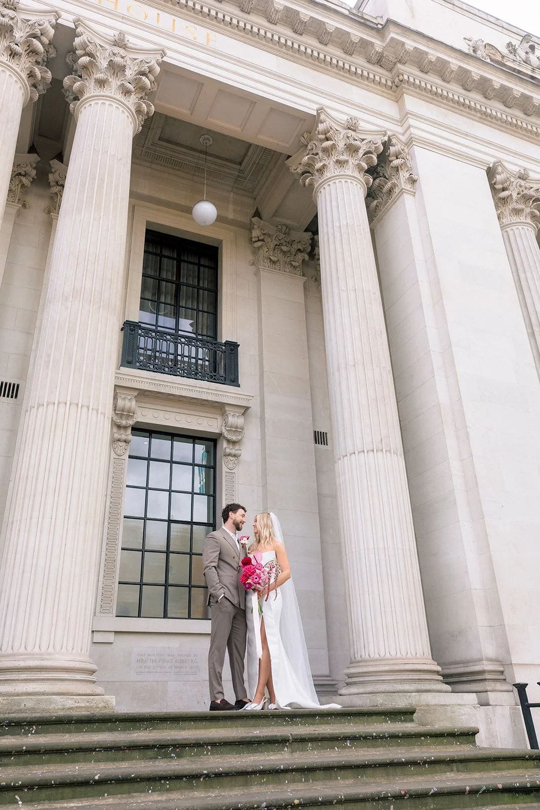 Modern London wedding