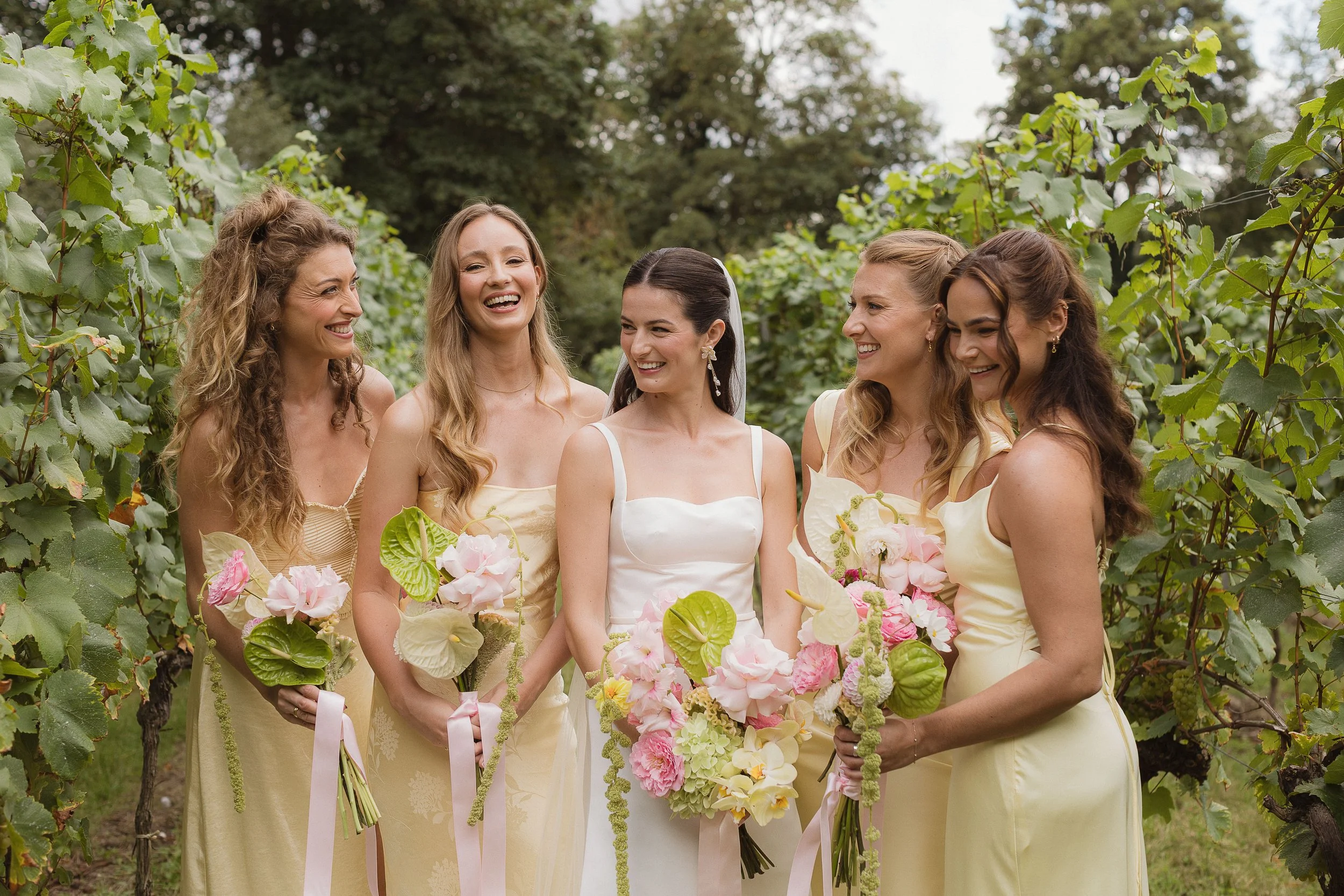Modern wedding flowers in Kent