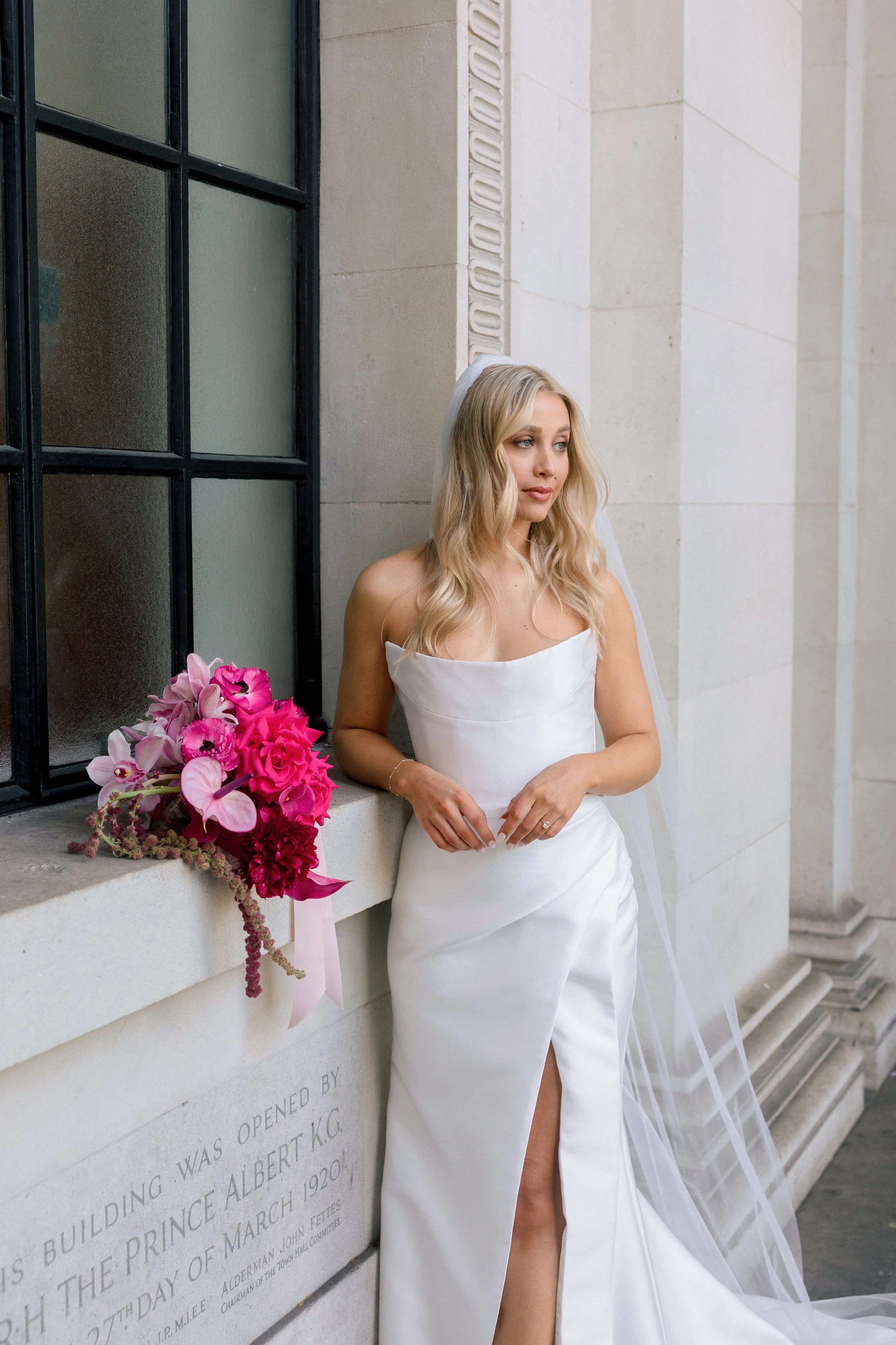 Modern London wedding