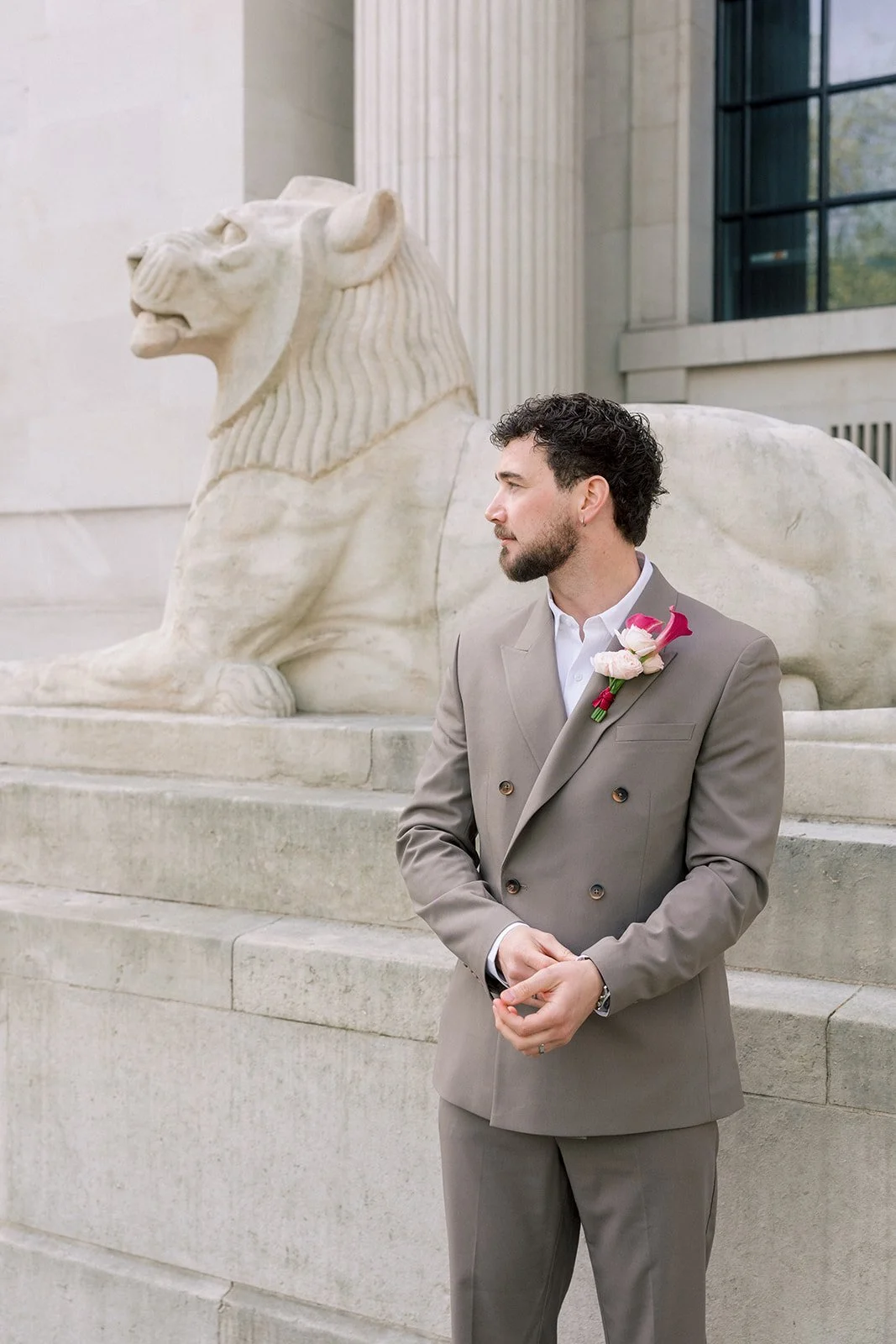 Modern London wedding