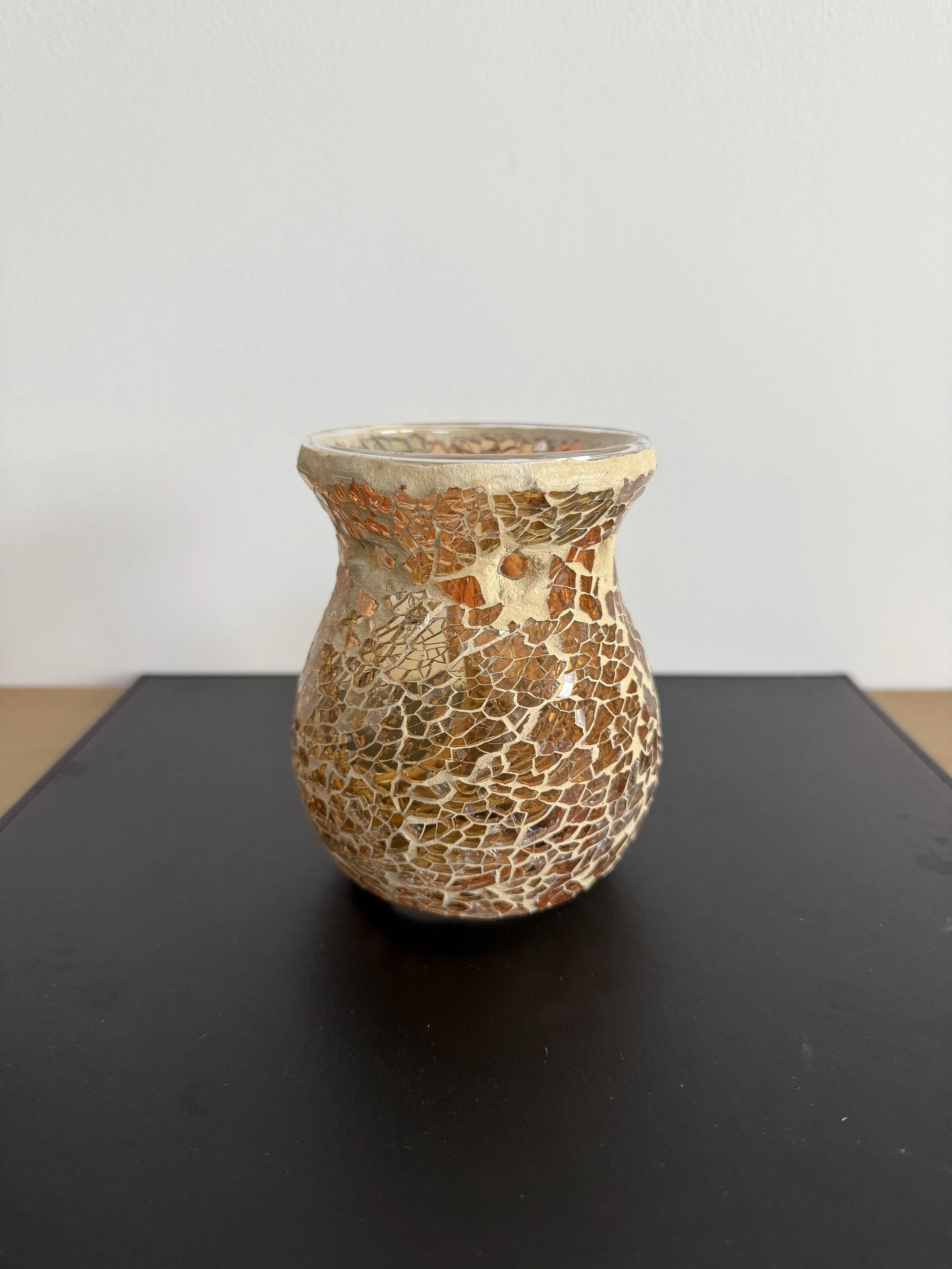 Brown Crackle Burner