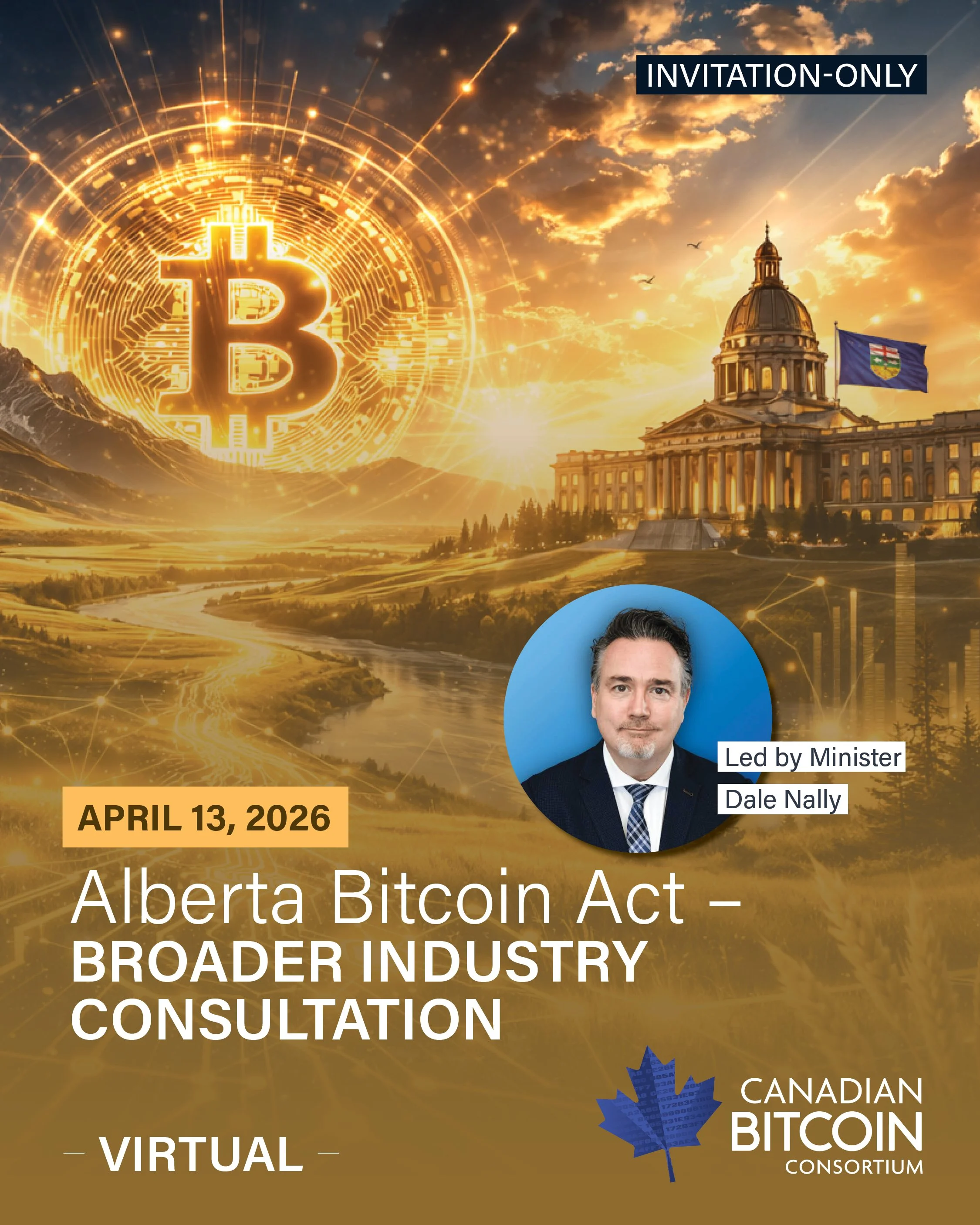 Alberta Bitcoin Act – Broader Industry Consultation (Virtual Hosting, invitation‑only)