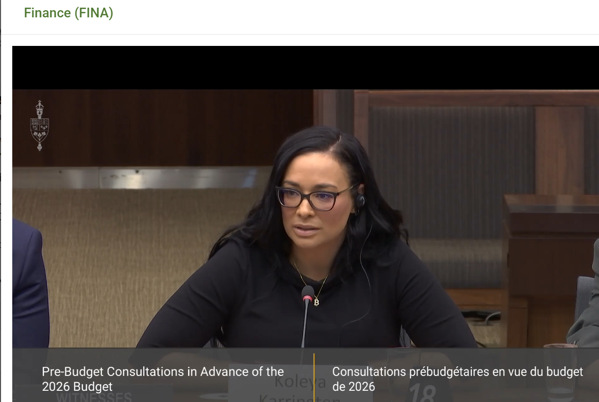 Pre-Budget Consultations in Advance of the 2026 Budget with the Standing Committee on Finance