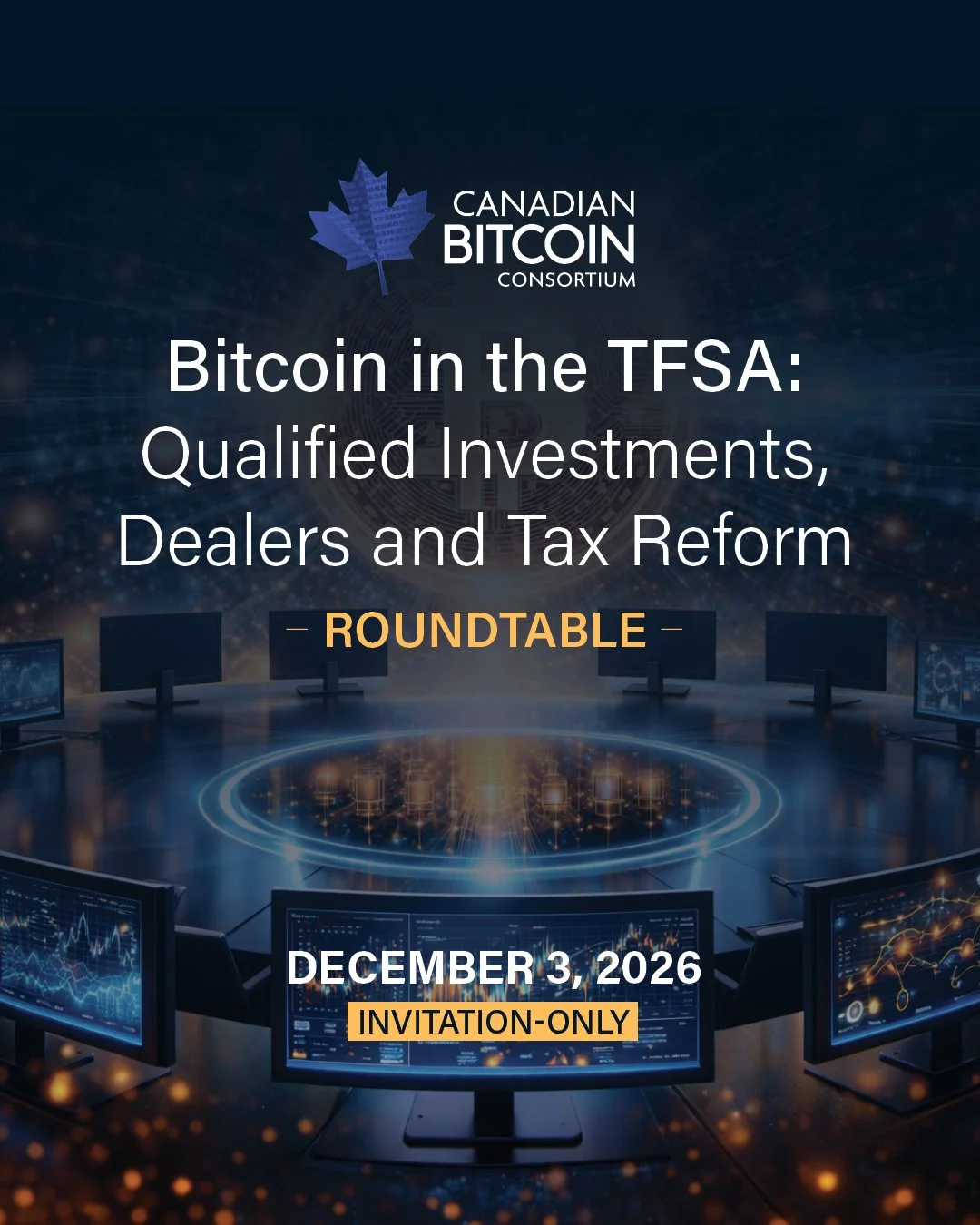 VIRTUAL ROUNDTABLE: Bitcoin in the TFSA– Qualified Investments, Dealers and Tax Reform