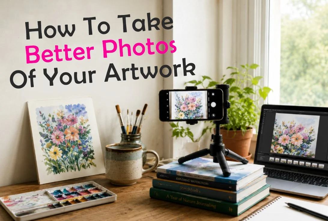 How To Take Better Photos Of Your Artwork
