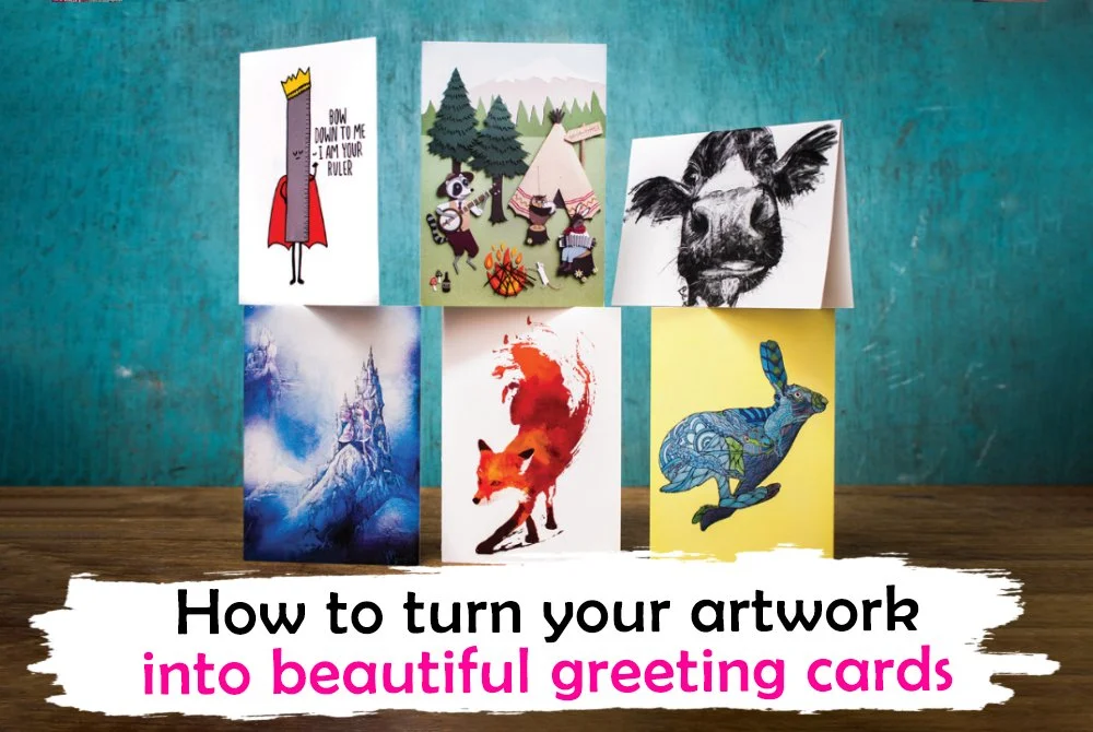 How To Turn Your Artwork Into Beautiful Greeting Cards 