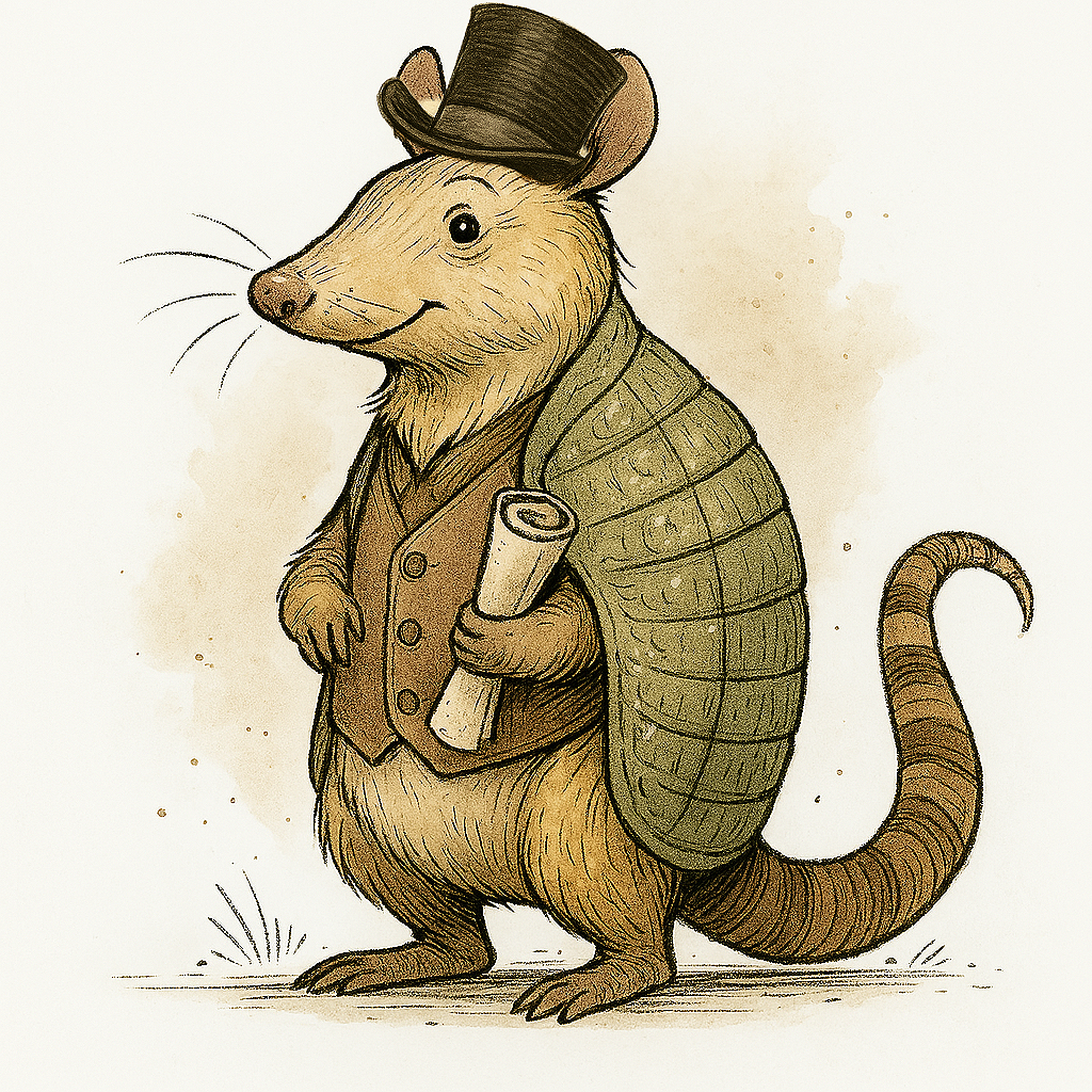 Mayor Armadillo
Keeps Tumblebrook Valley running smoothly.