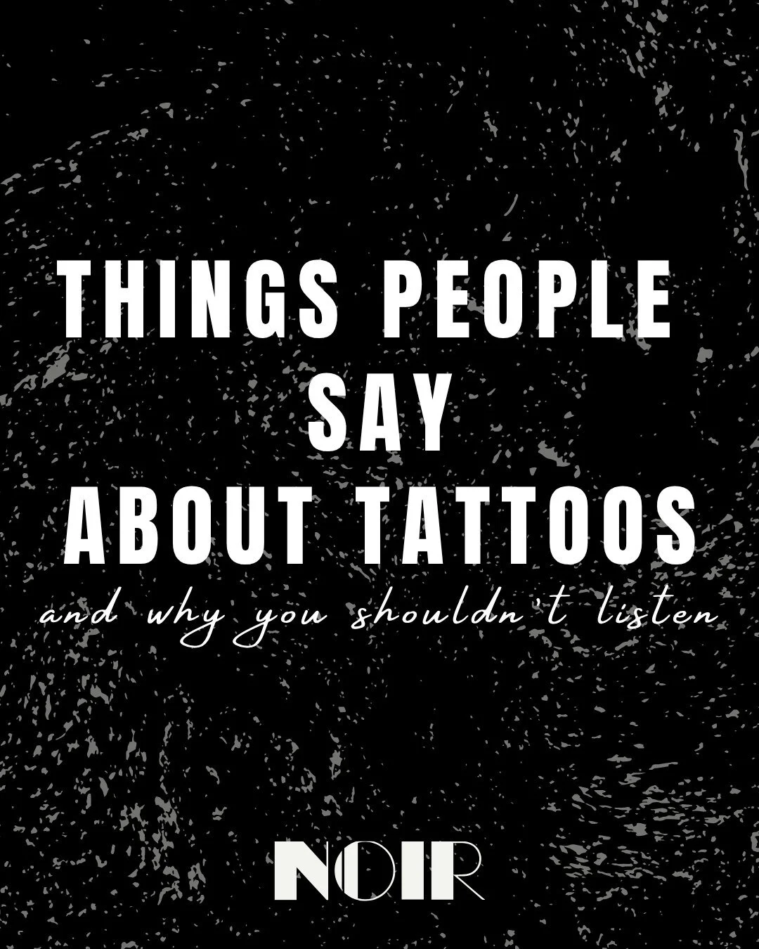 Myths about tattoos?

Cute. We&rsquo;ll keep getting them anyway.🙃