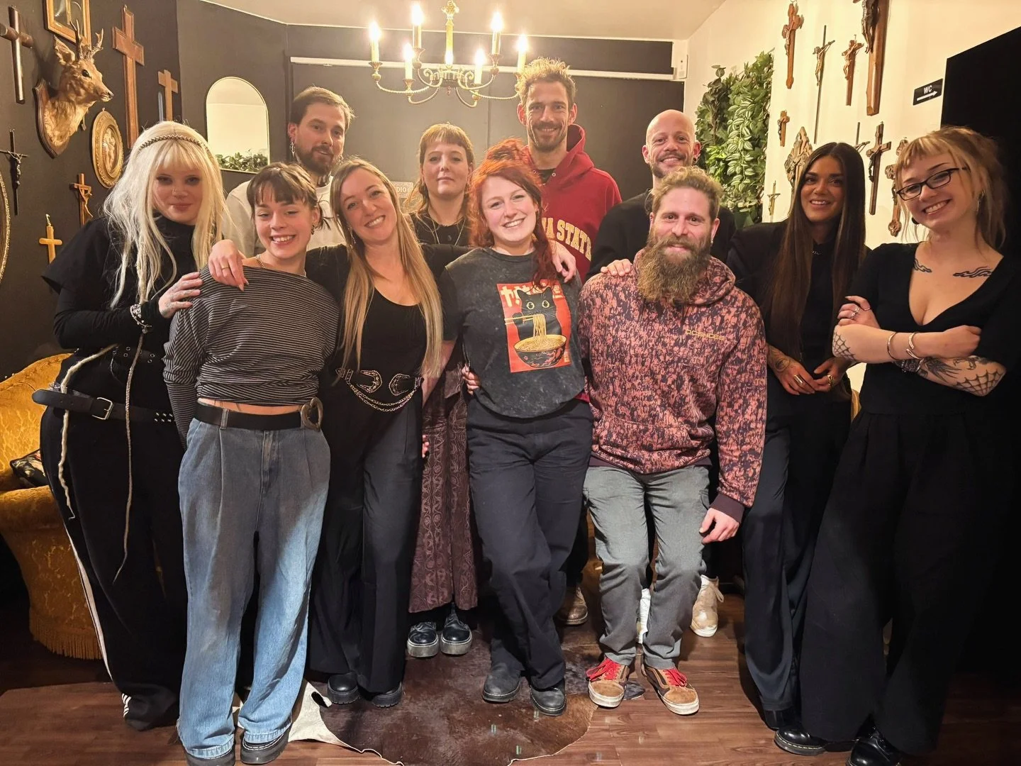 After all the mandatory family gatherings,
this weekend was finally time for our NOIR family.
And yes &mdash; we finally managed to get a group photo
(almost complete, missing just two🥲).
⠀
Good food, a few drinks, Secret Santa surprises
and lots of