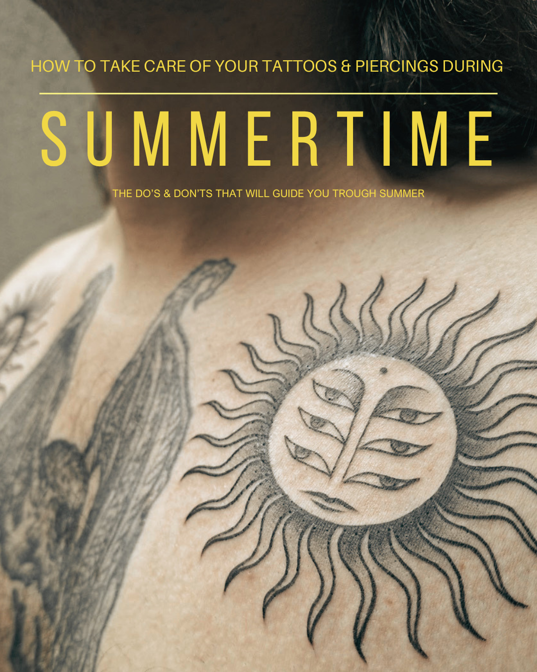Zomertips voor tattoos en piercings