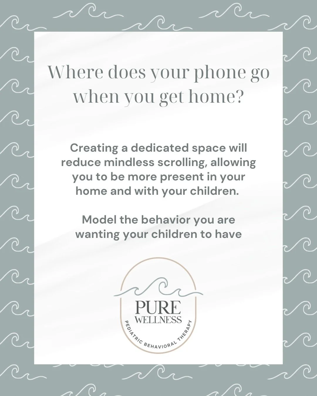 📱 Where does your phone go when you come home?

Creating a dedicated &ldquo;phone home&rdquo; spot can make a huge difference in reducing mindless scrolling and increasing true presence in your space &mdash; especially with your kids.

When we inten