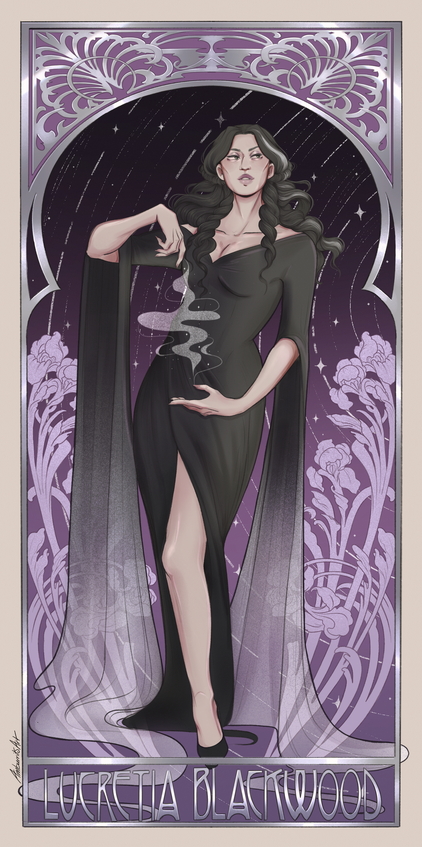 Lucretia Blackwood, for 'The Book of Graves' by Michelle C. Harris