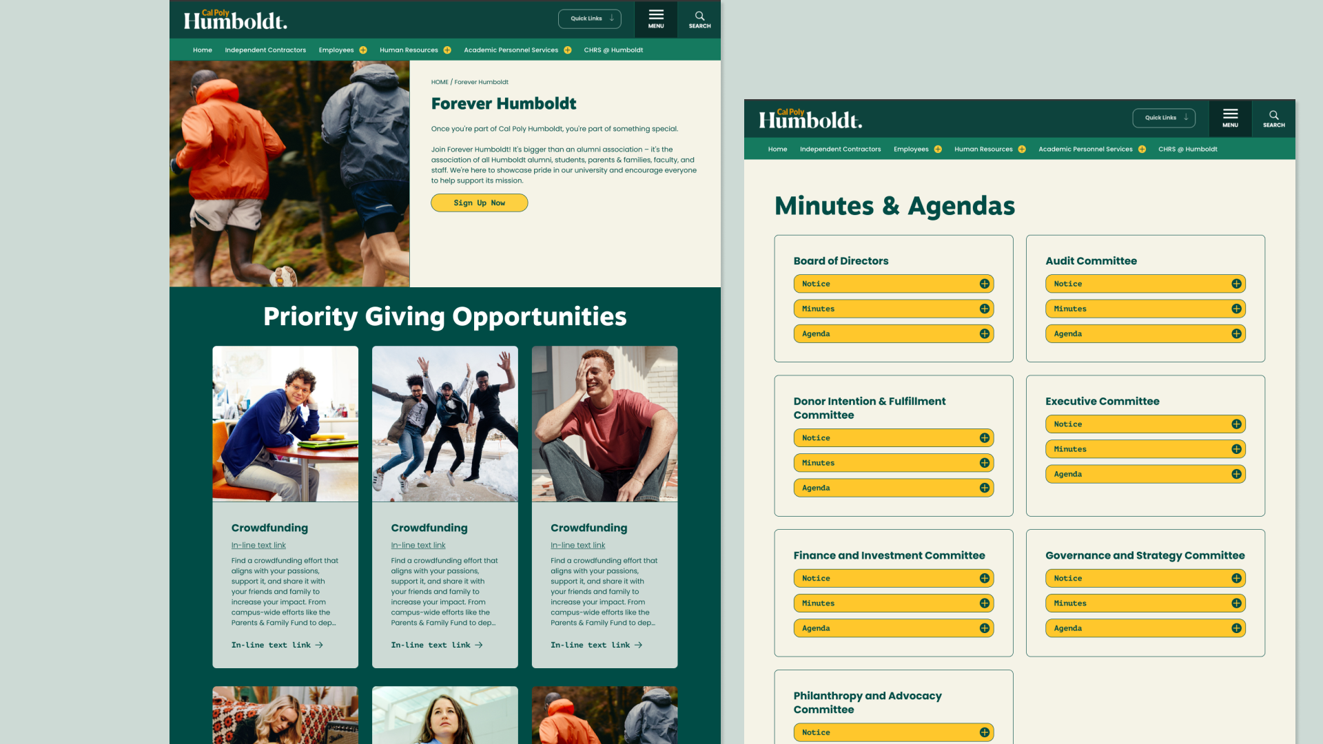 Cal-Poly Humboldt Edu Redesign