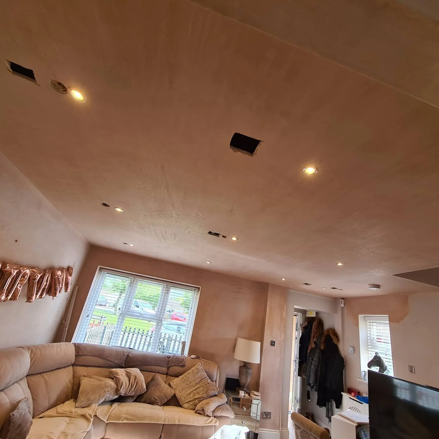 Downlights fitted for customer in Abridge today aswell as some socket and light switch upgrades. Get in touch now for quotes and enquiries! #Sparky #downlights #electrician #homeimprovement