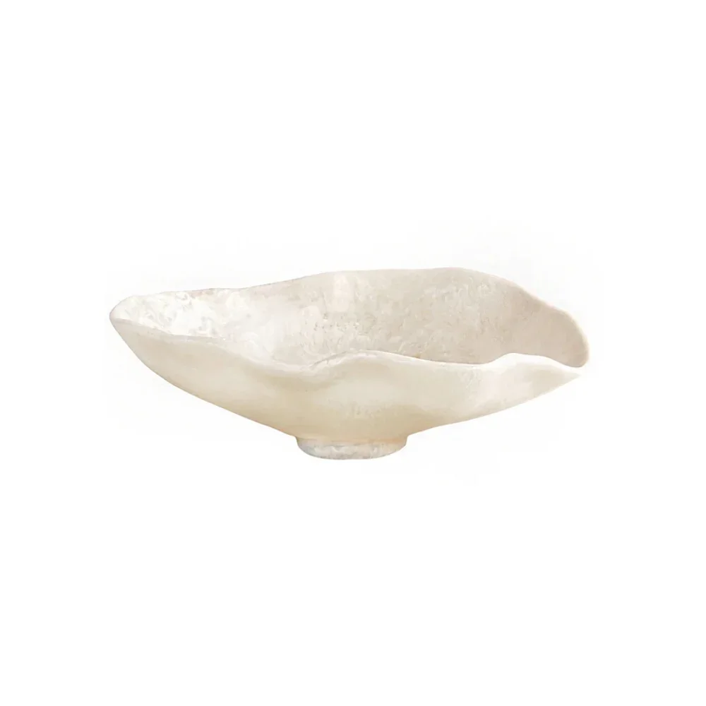 Beatriz Ball Alabaster Large Oval Bowl