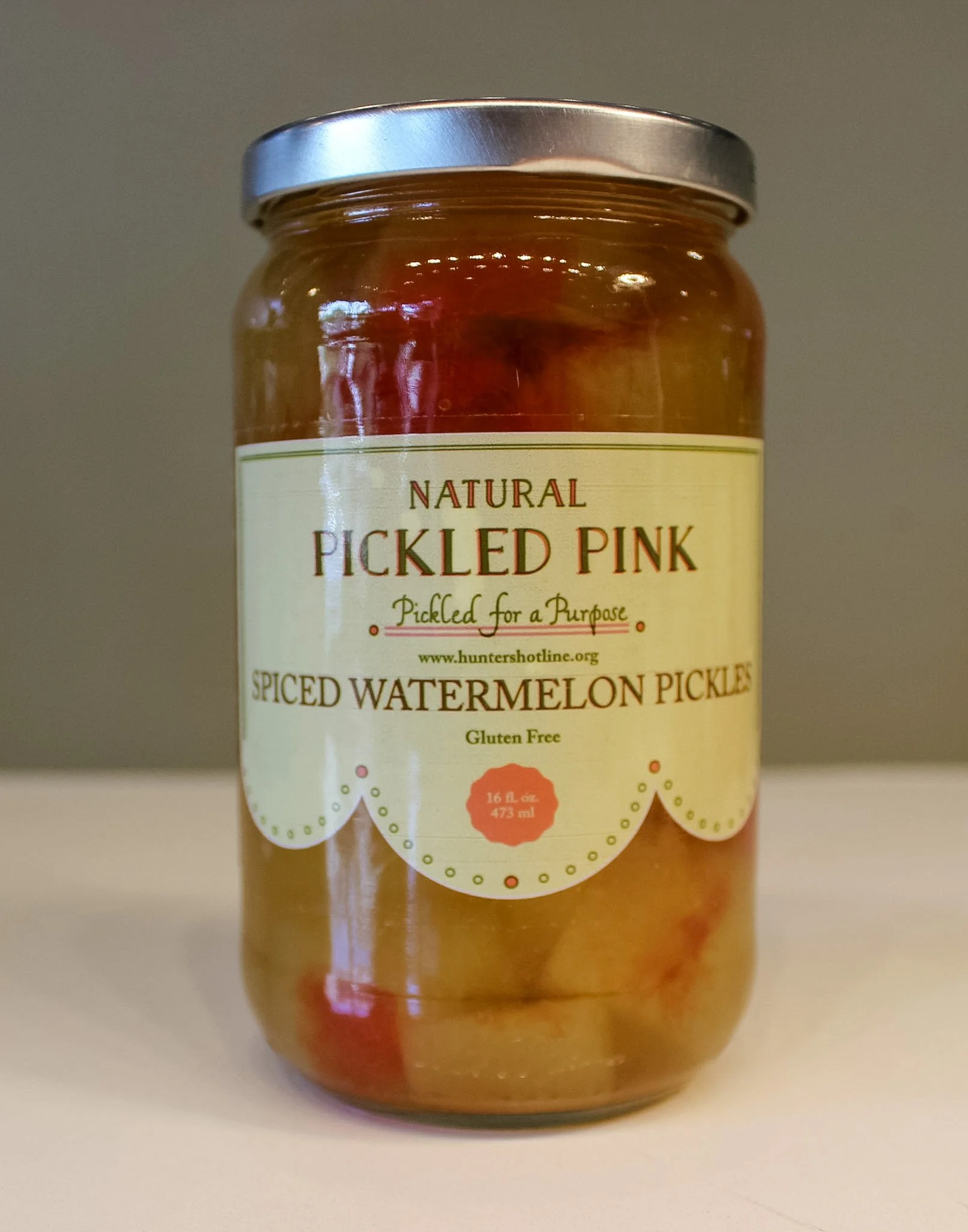 Pickled Pink Spiced Pickled Watermelon