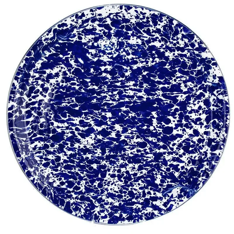 Large Cobalt Swirl Tray
