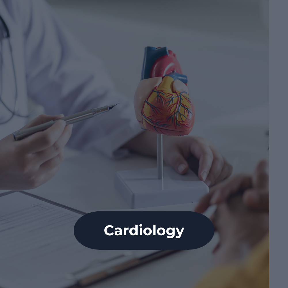 Echocardiography, Cardiac Catheterization, Stress Testing,   Pacemaker Implantation, Stent Placement, Preventive Cardiology, and Risk Assessment. 