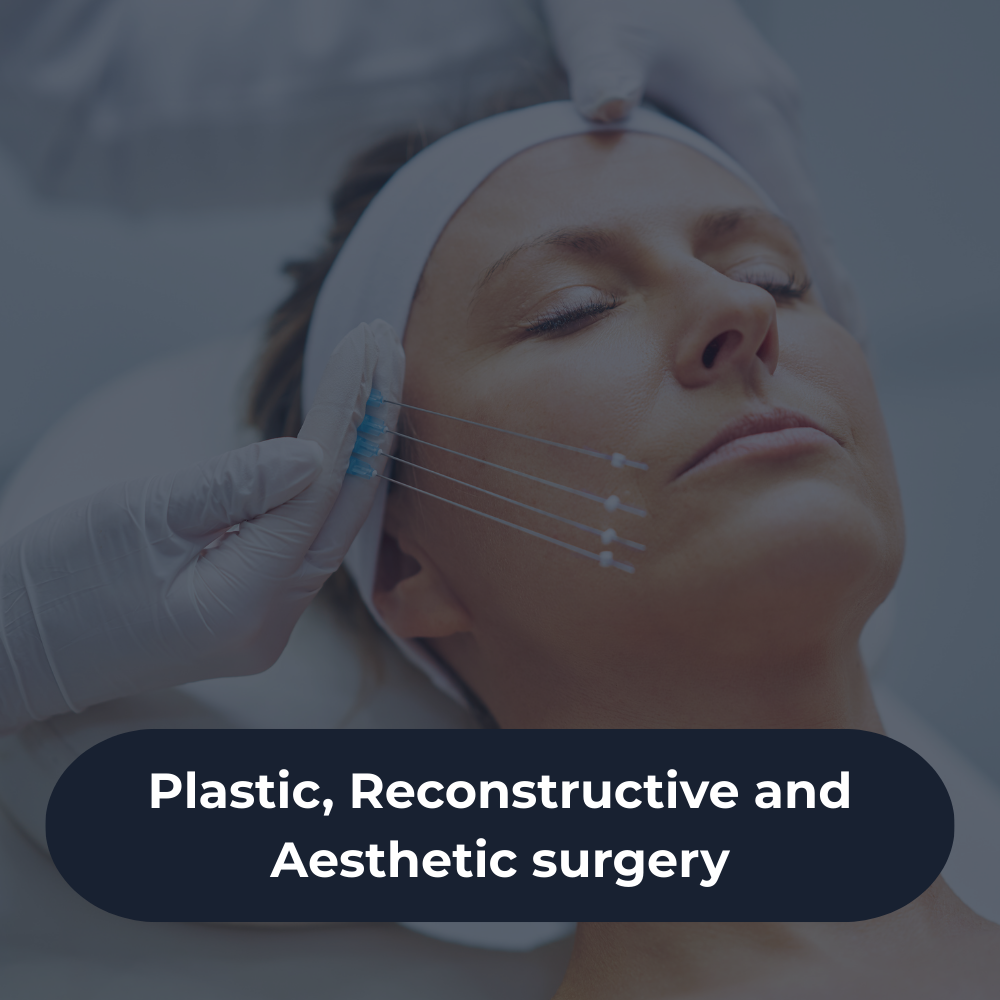 Botox and fillers,  Aesthetic surgeries, Non invasive Aesthetic treatments,  and more.