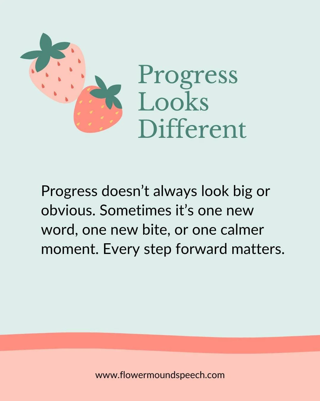 Progress doesn&rsquo;t always look big &mdash; but it&rsquo;s still meaningful 🤍

Sometimes it&rsquo;s one new word.
One new bite.
One calmer moment at the table.

Growth doesn&rsquo;t have to be loud to matter.

Every small step is part of somethin