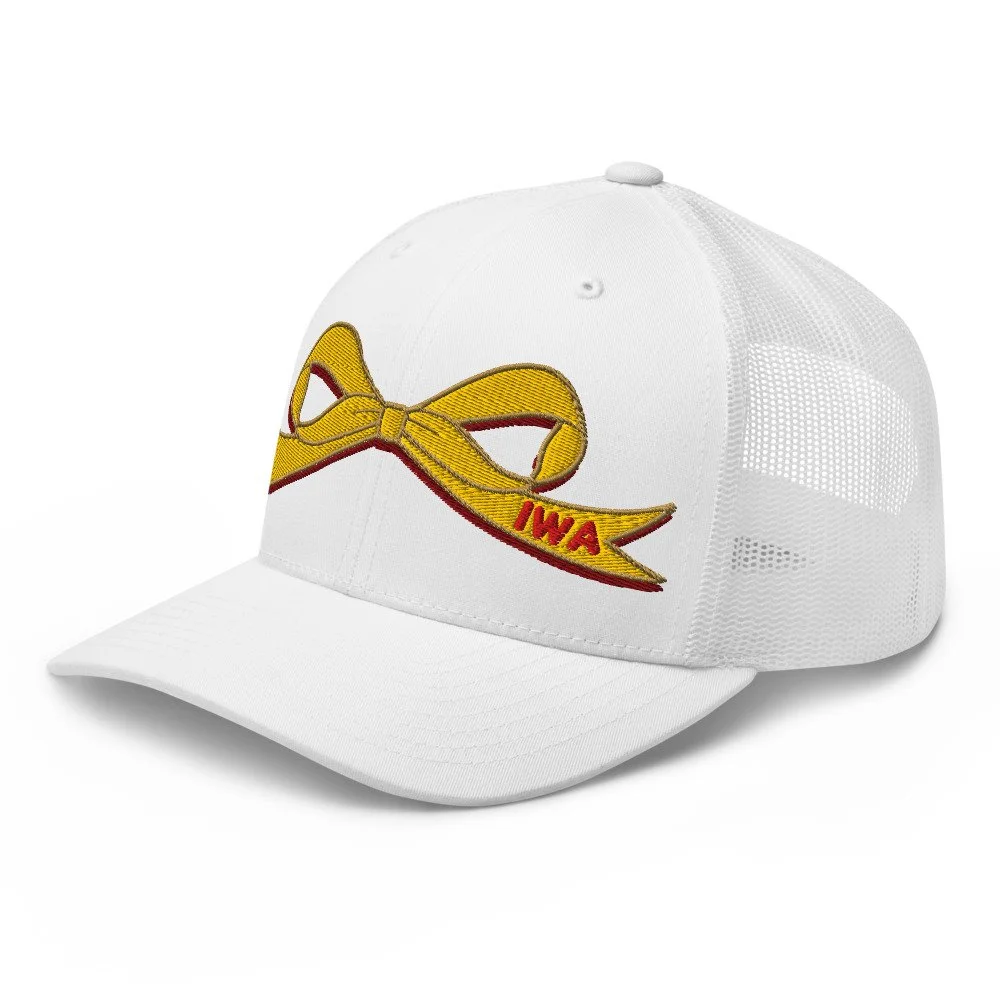IWA embroidered trucker hat