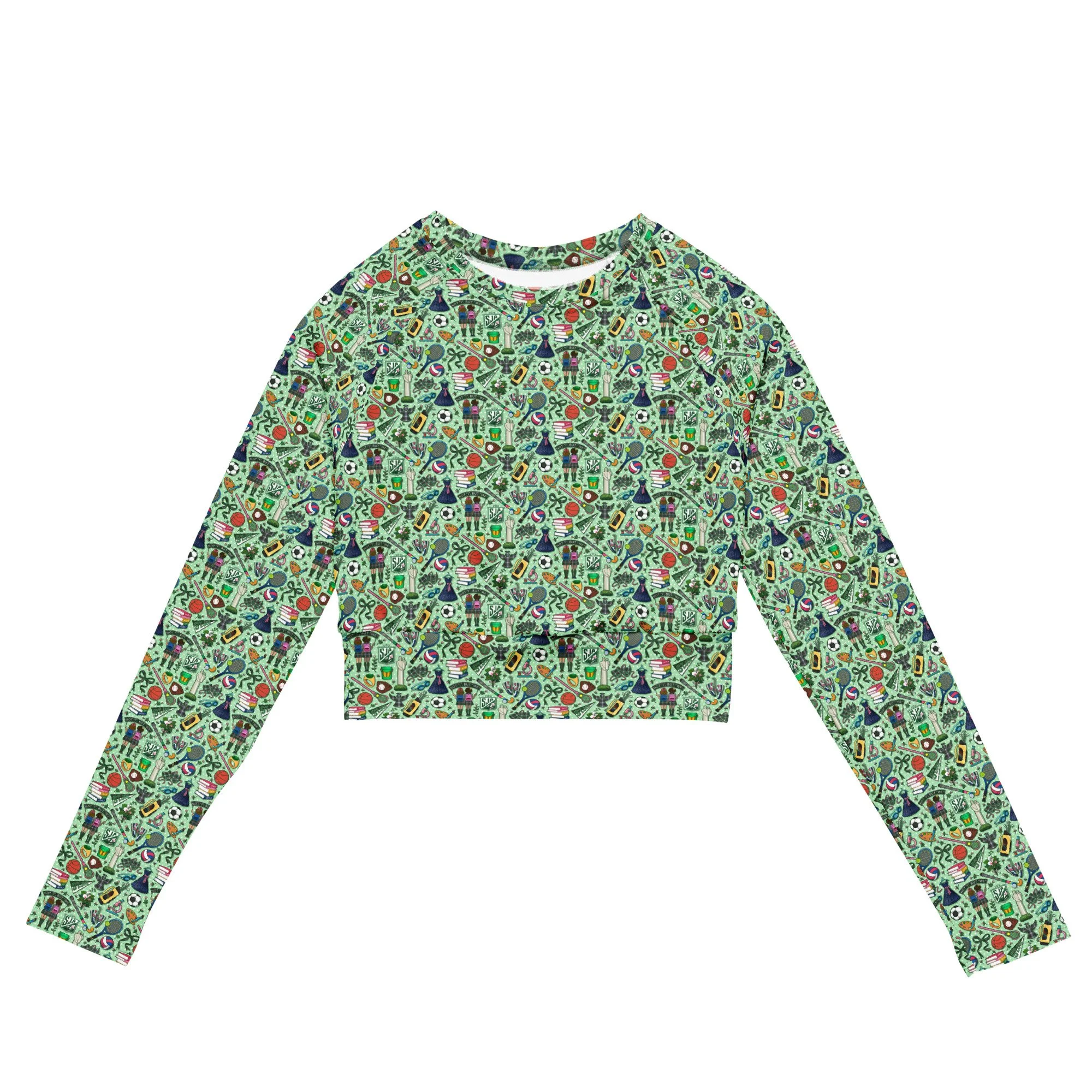 SJA long-sleeve crop top