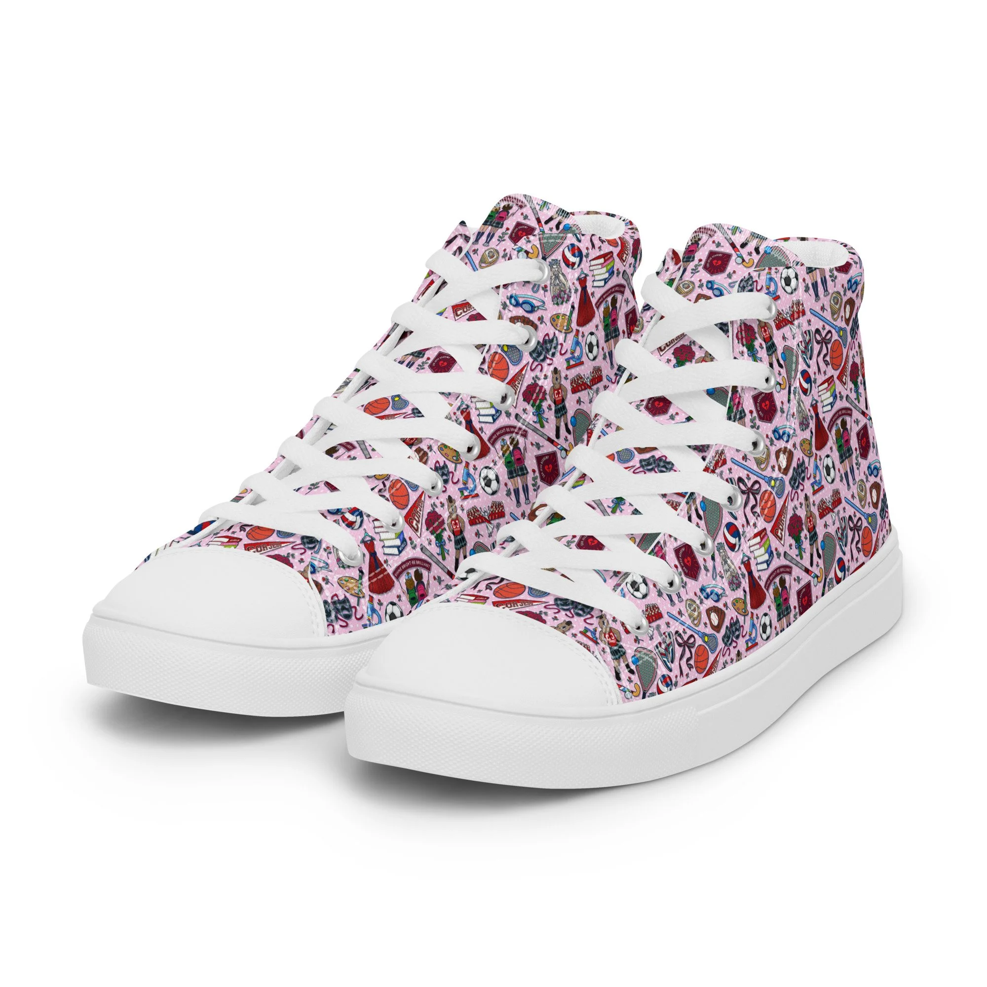 CJA canvas high-tops