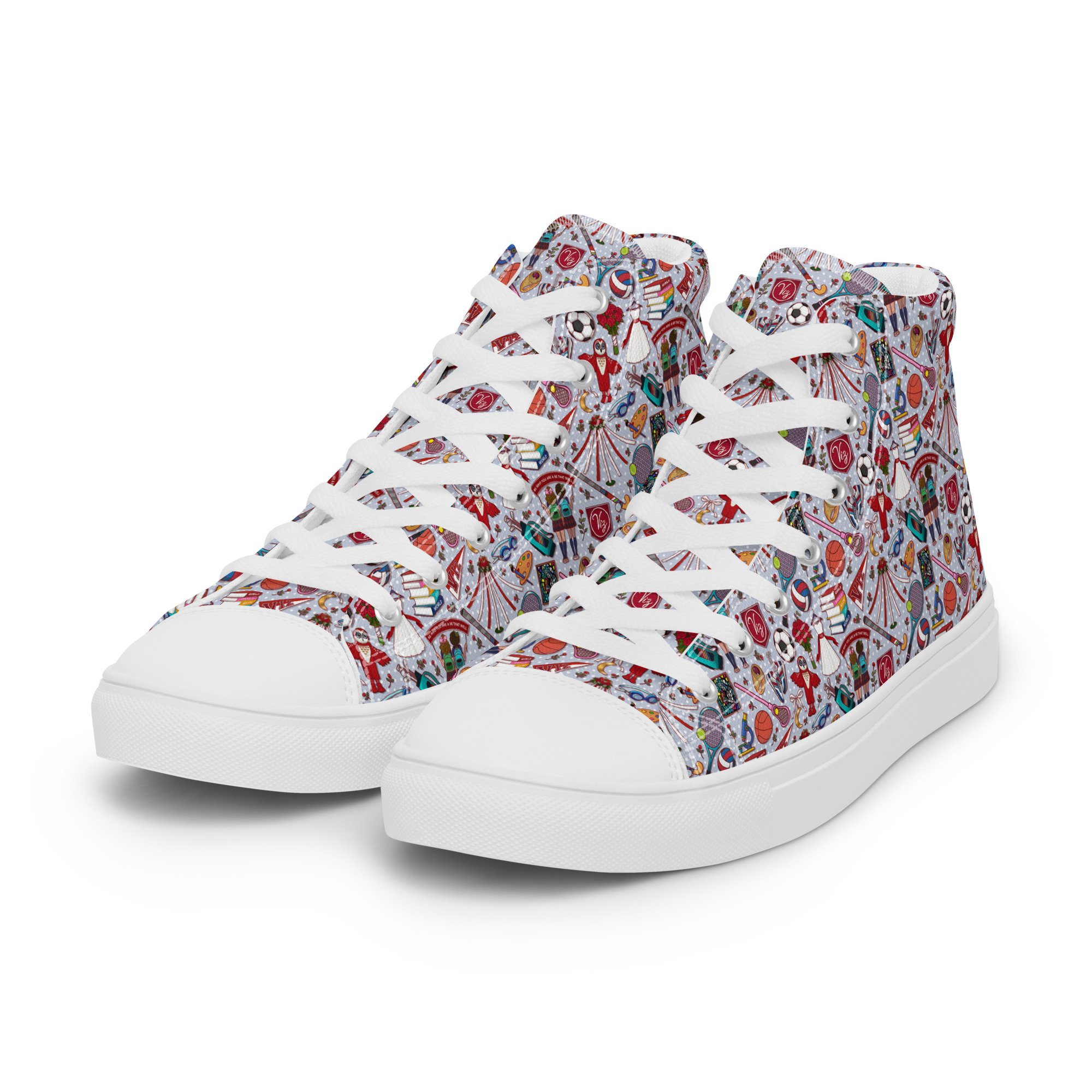 VIZ canvas high-tops