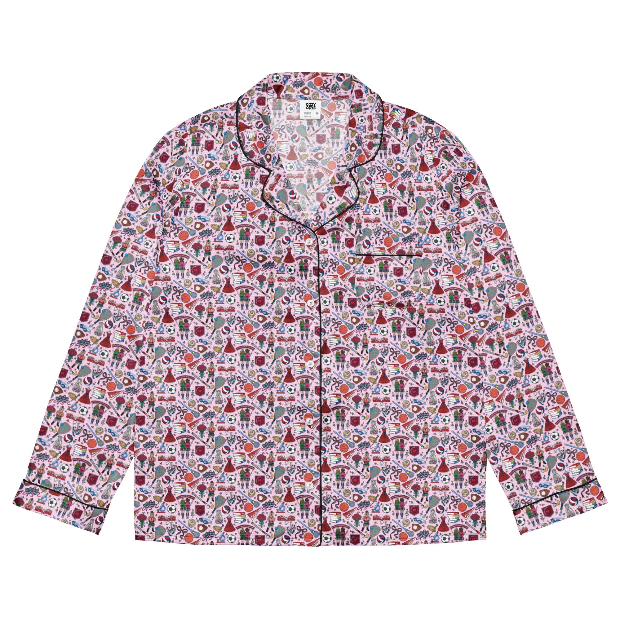 CJA long sleeve pajama top