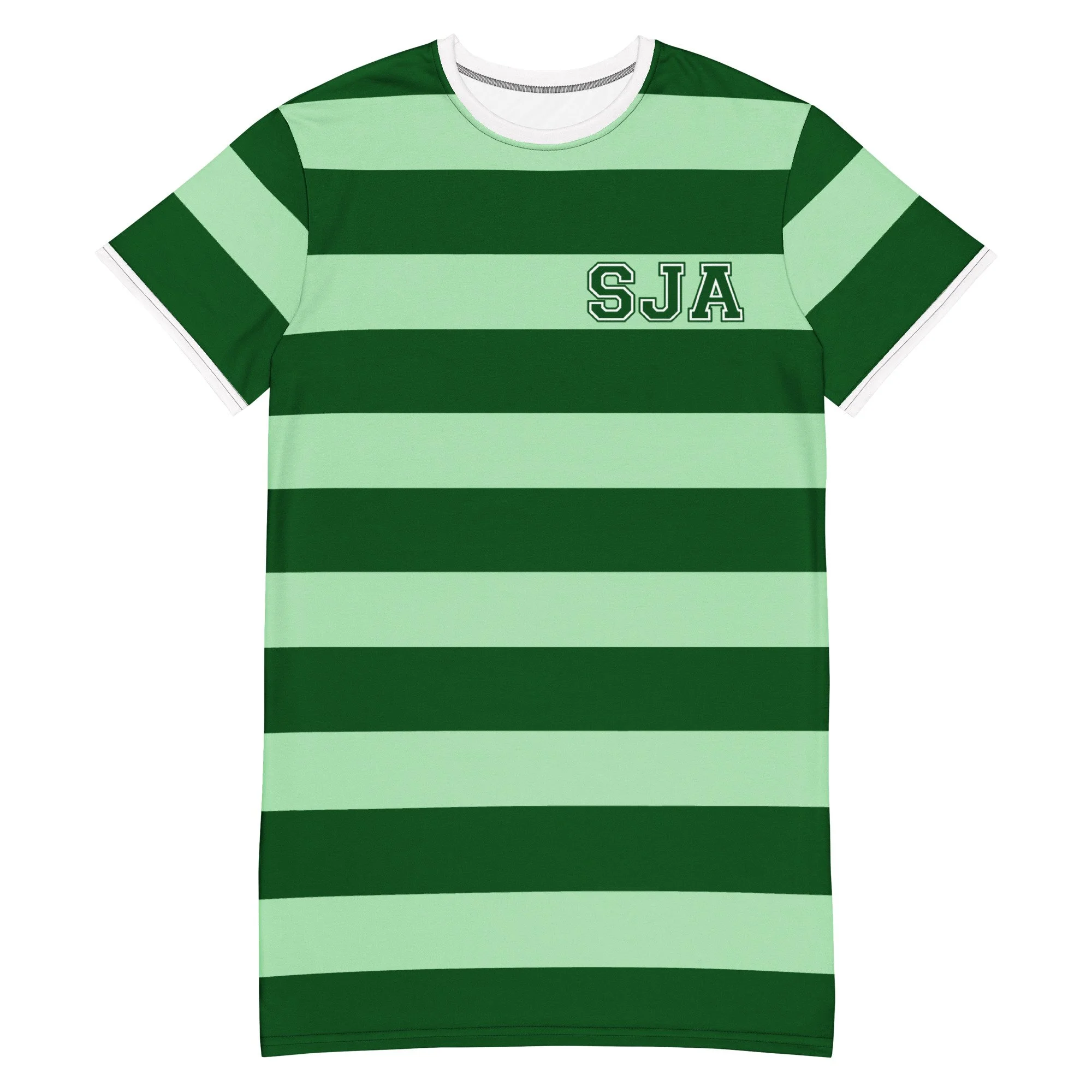 SJA rugby stripe sideline t-shirt dress