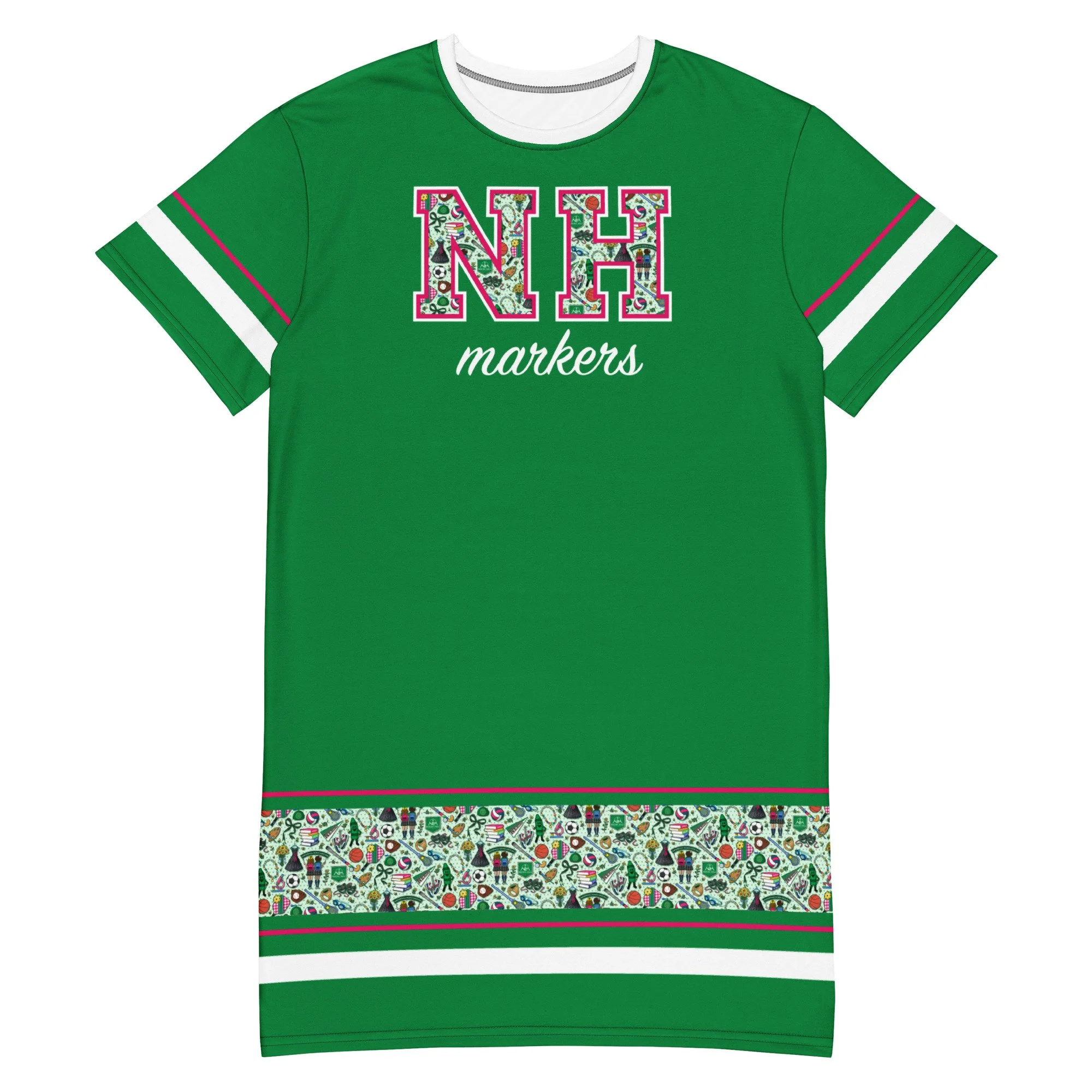 NH sideline t-shirt dress