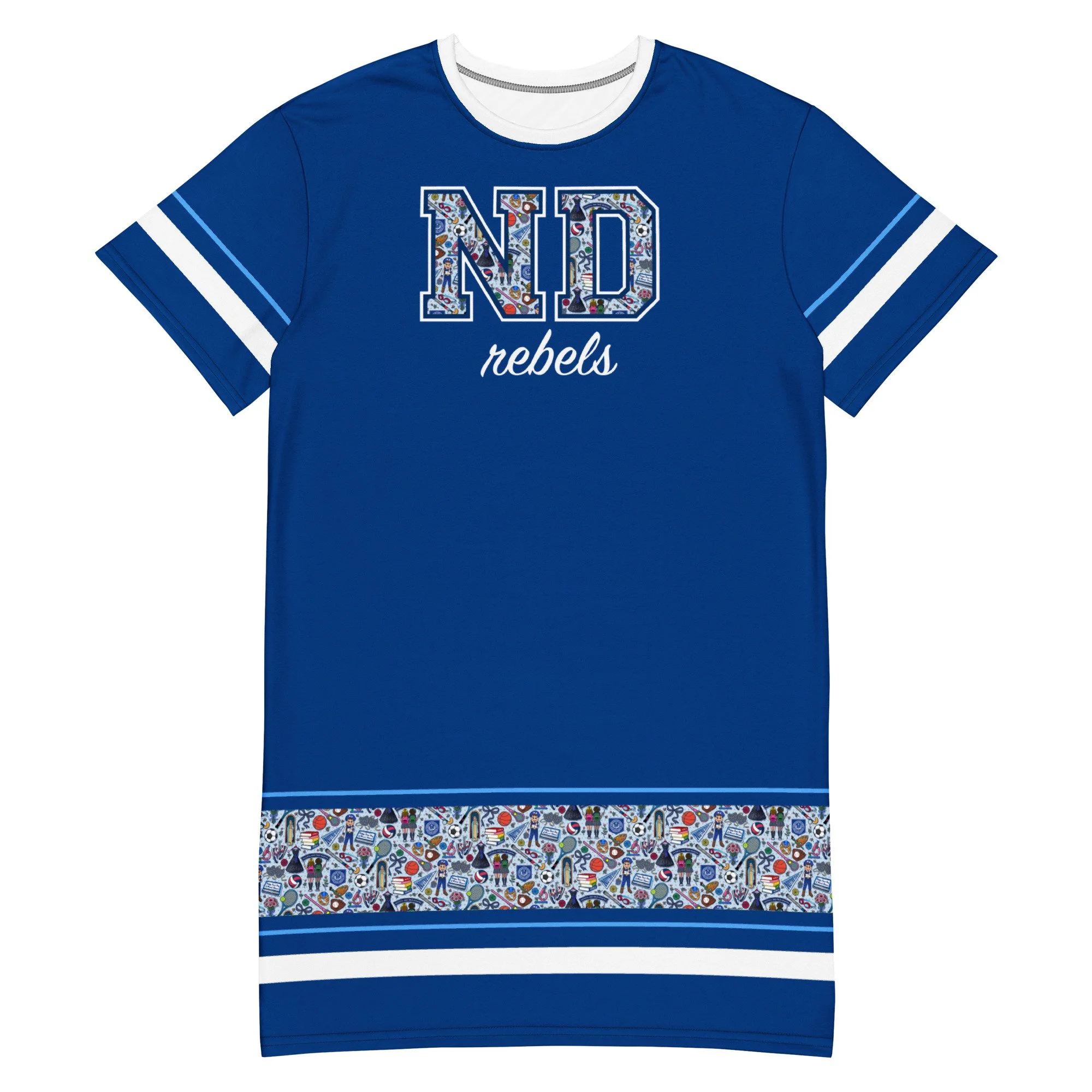 NDHS sideline t-shirt dress