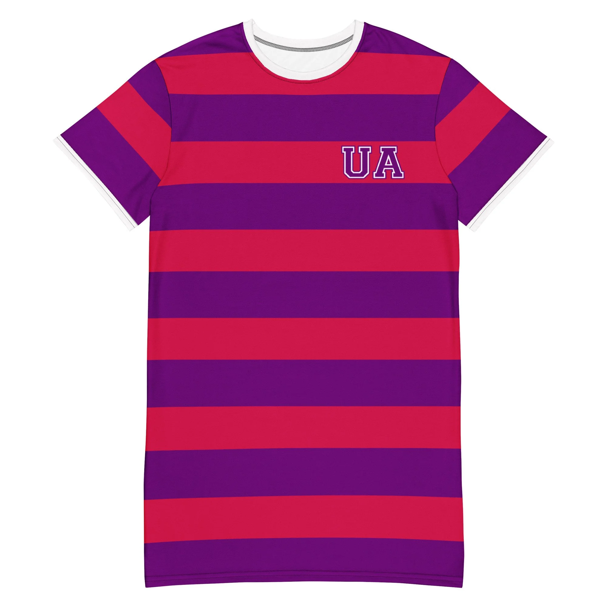 UA rugby stripe sideline t-shirt dress