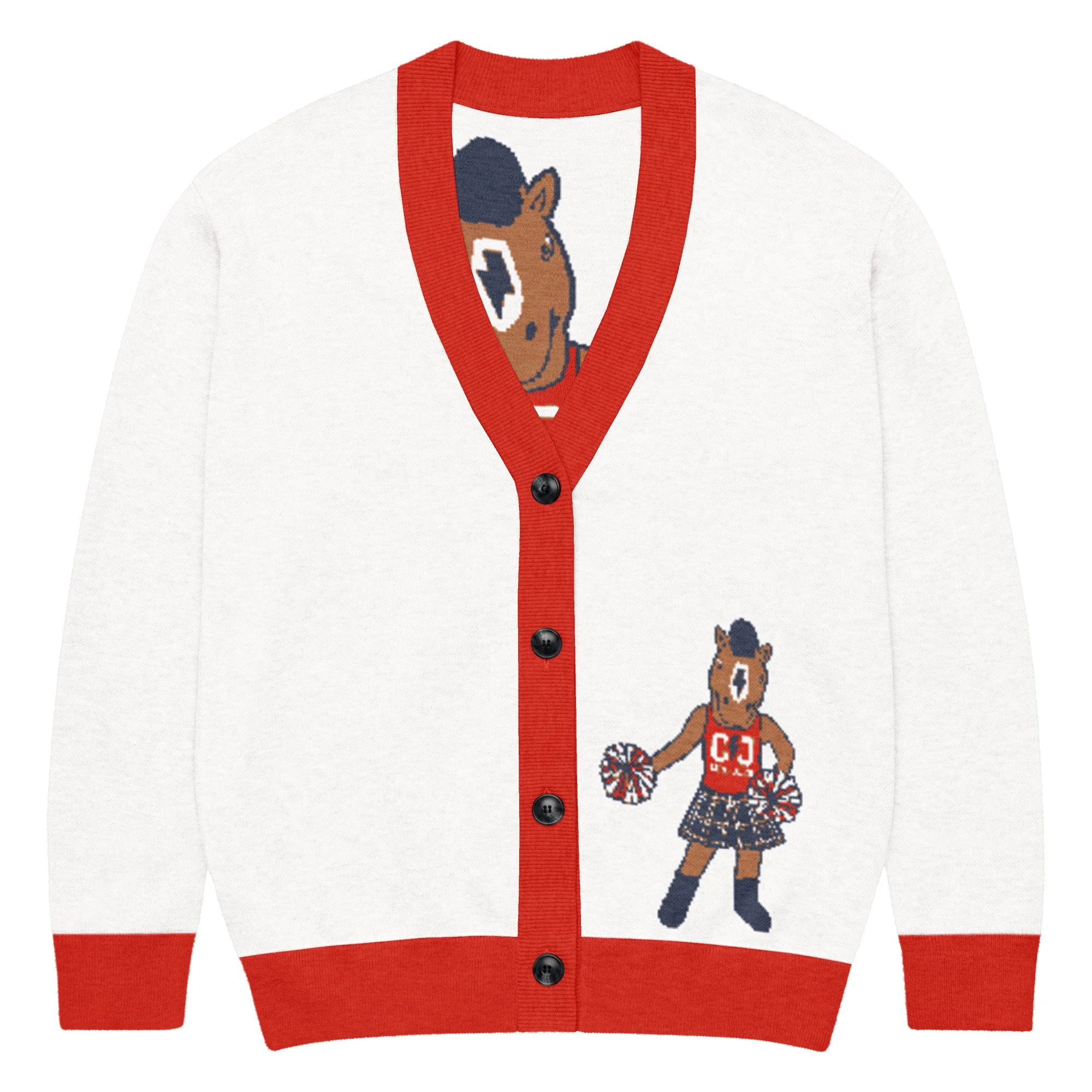 CJA mascot knit cardigan