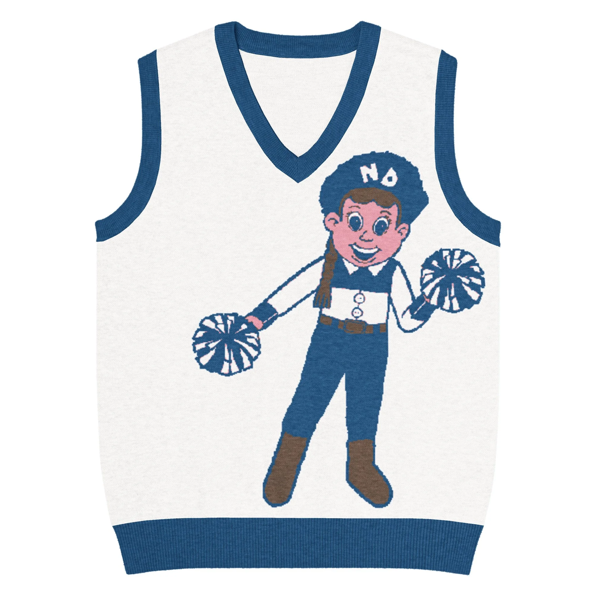 NDHS mascot knit sweater vest