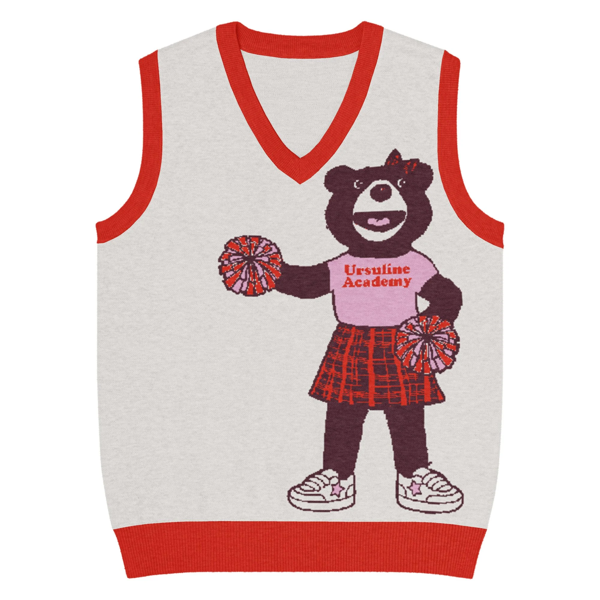 UA mascot knit sweater vest
