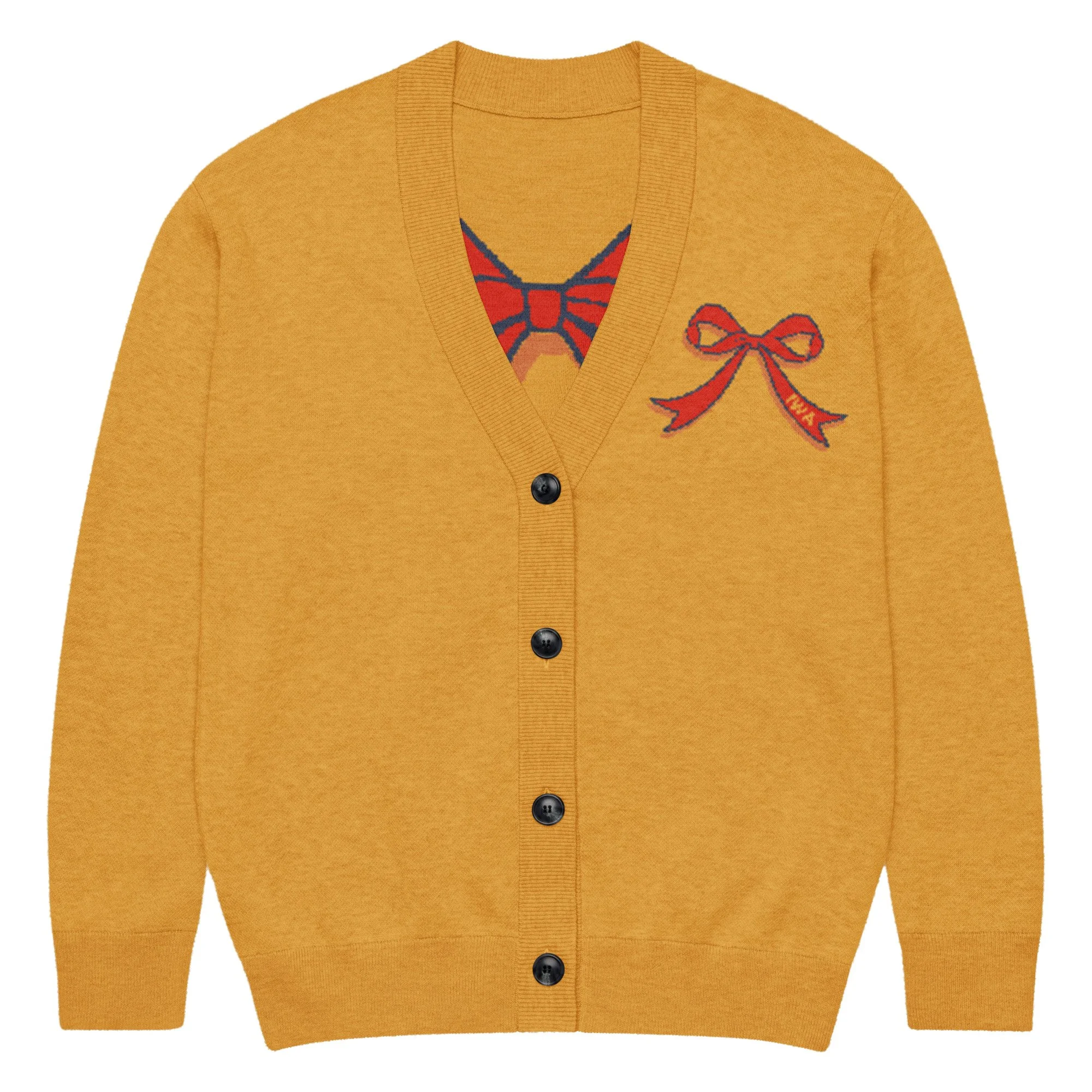 IWA bow knit cardigan